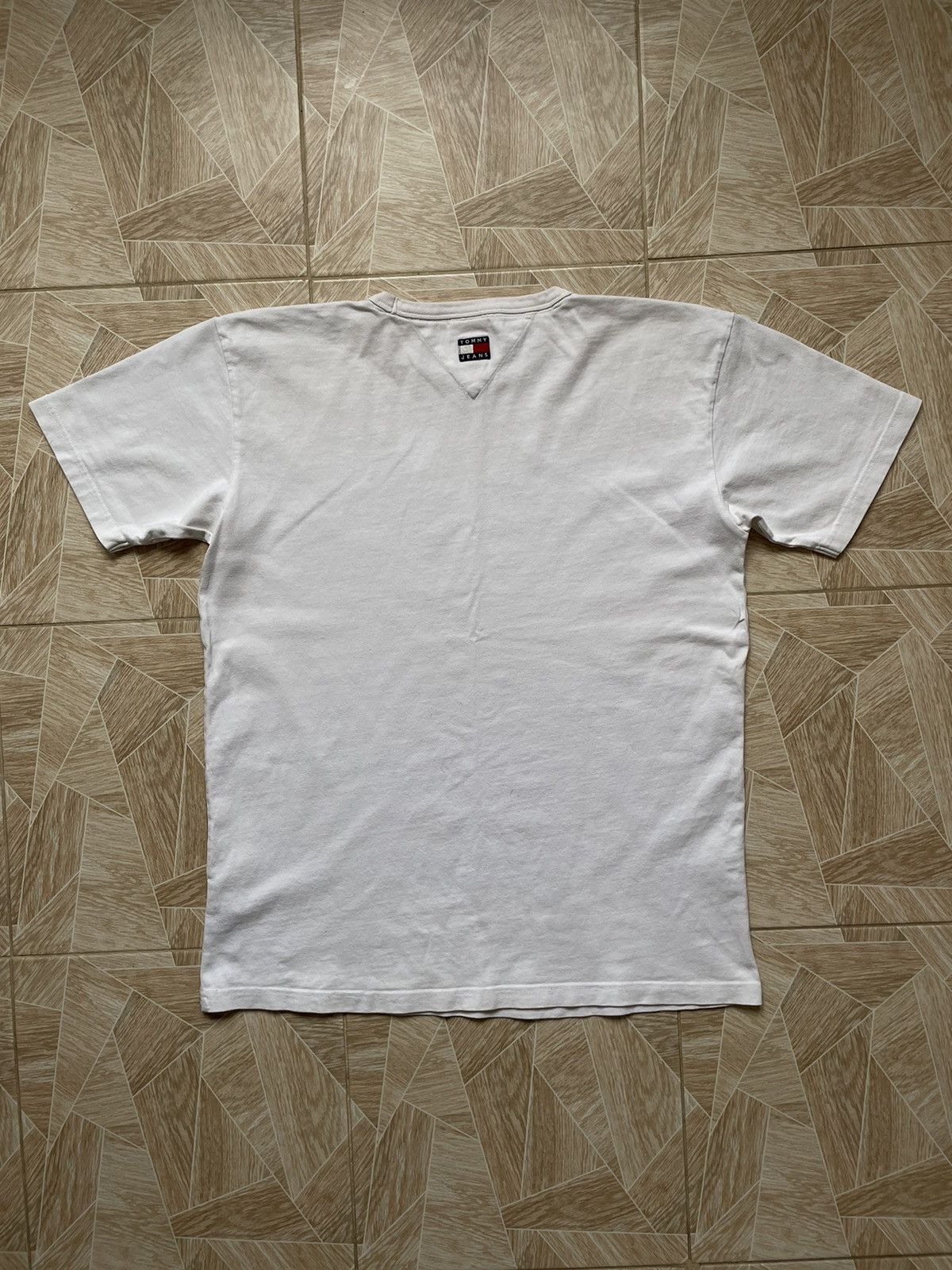Tommy Hilfiger × Vintage Y2K Retro 90s Vintage Tommy Hilfiger Jeans Big Logo White Size US M / EU 48-50 / 2 - 4 Thumbnail