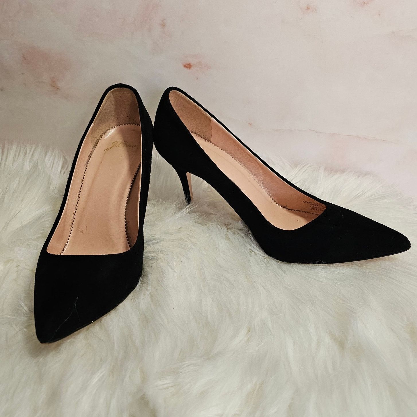J.Crew EUC J. Crew Made in Italy Elsie Suede Leather Heels Pumps 9 Size US 9 / IT 39 - 2 Thumbnail