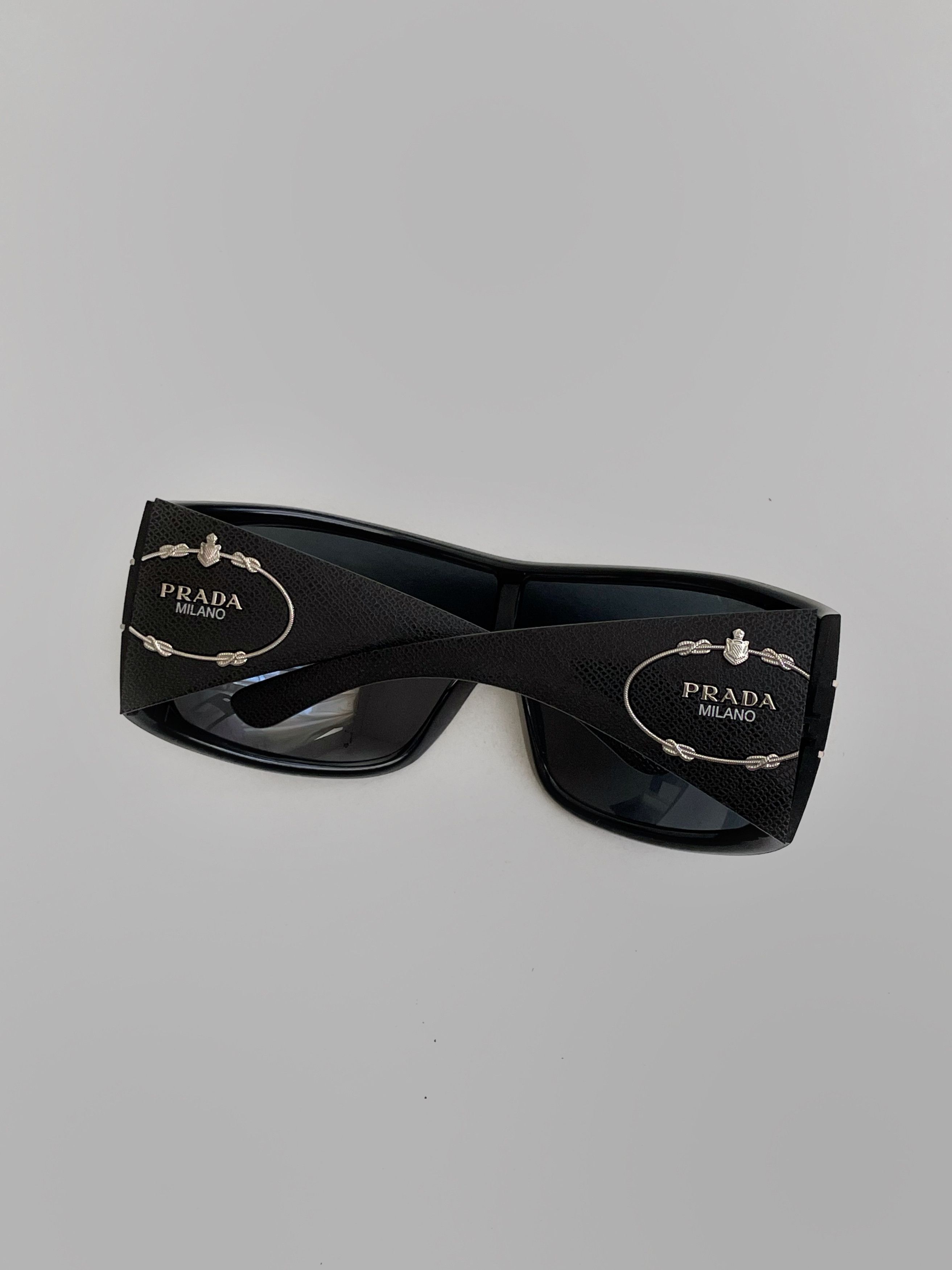 Prada Archive Prada Black Sunglasses Musk 2000s Size ONE SIZE - 6 Thumbnail