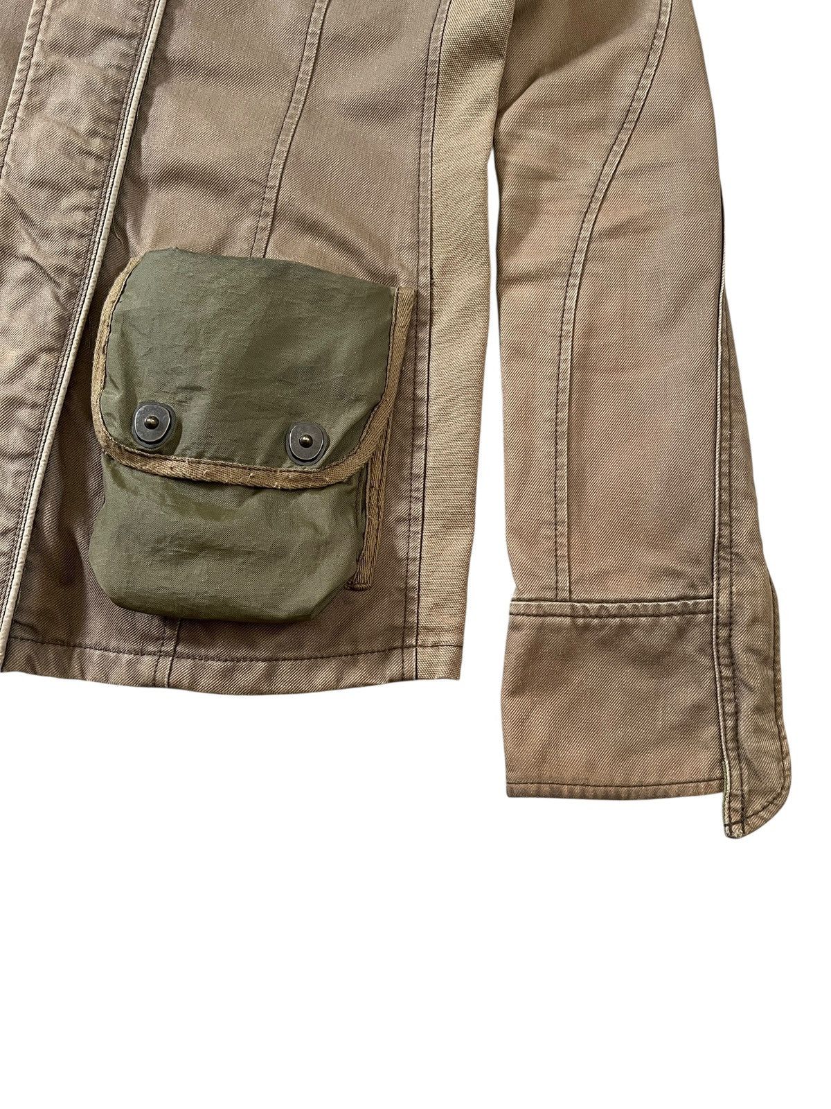 Le Grande Bleu (L.G.B.) Vintage 1990s LGB Military Cargo Jacket Size US XS / EU 42 / 0 - 6 Thumbnail