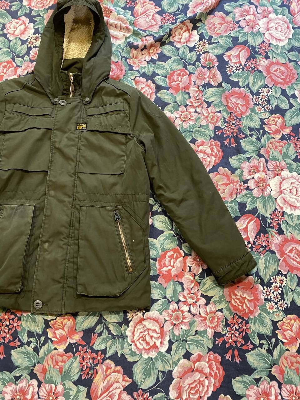 G-Star vintage green jacket G-Star Raw logo Y2K Streetwear Size US M / EU 48-50 / 2 - 9 Thumbnail