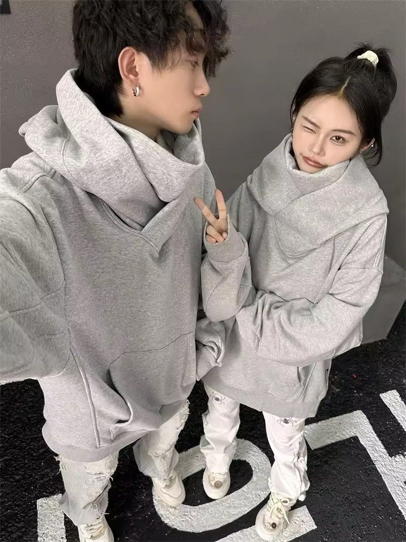 Japanese Brand Solid Color Ninja Turtleneck Hoodie Size US L / EU 52-54 / 3 - 8 Thumbnail