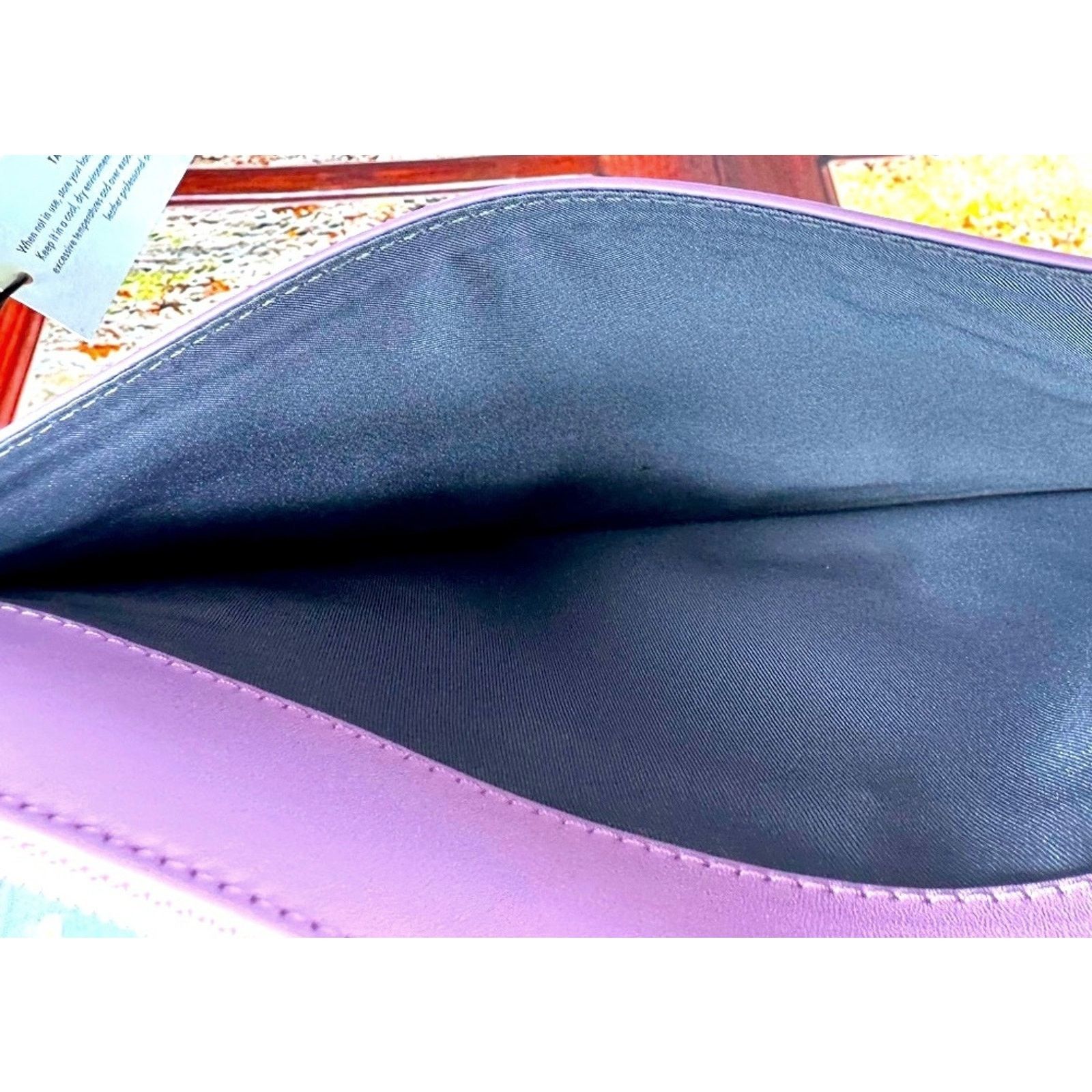 Rebecca Minkoff Rebecca Minkoff Girl Power Leather Zip Clutch Light Orchid Size ONE SIZE - 9 Thumbnail