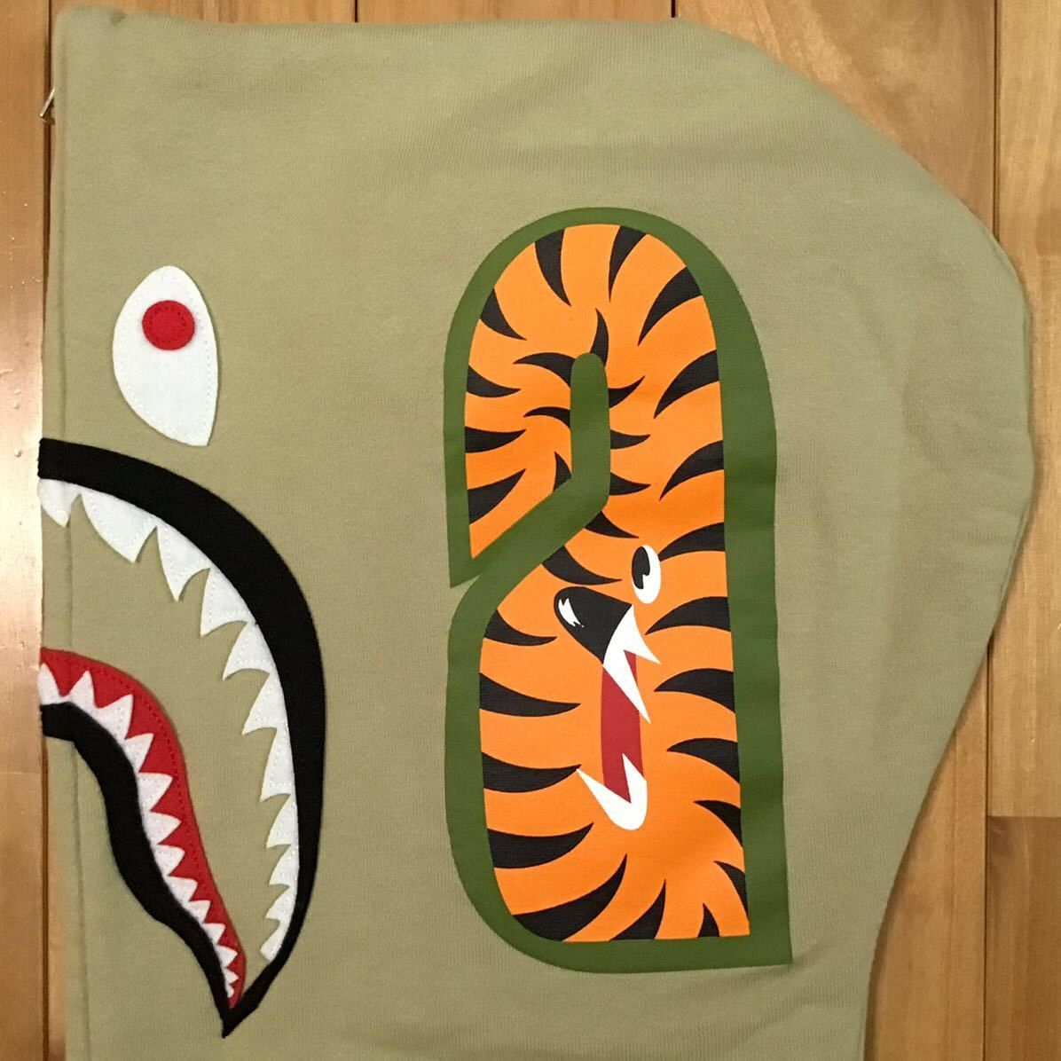 Bape BAPE WGM Shark full zip hoodie beige a bathing ape Size US S / EU 44-46 / 1 - 5 Thumbnail