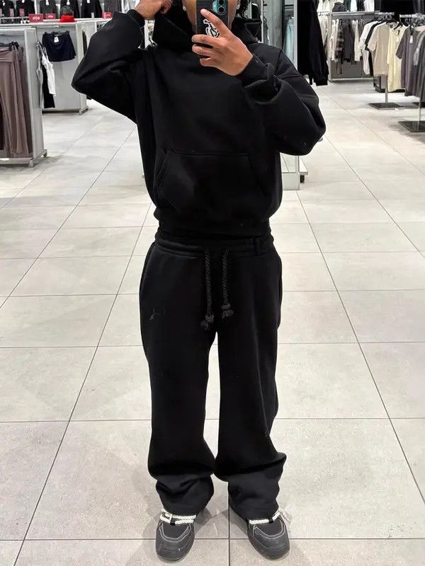 VIBE Hip-hop Double Waist Sweatpants Size US 29 - 1 Thumbnail