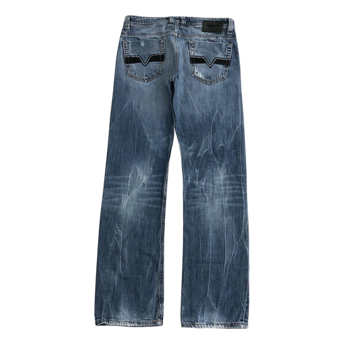 Diesel × If Six Was Nine × Le Grande Bleu (L.G.B.) Vintage Diesel Industry Distressed Denim Y2K Jeans Size US 32 / EU 48 - 18 Thumbnail