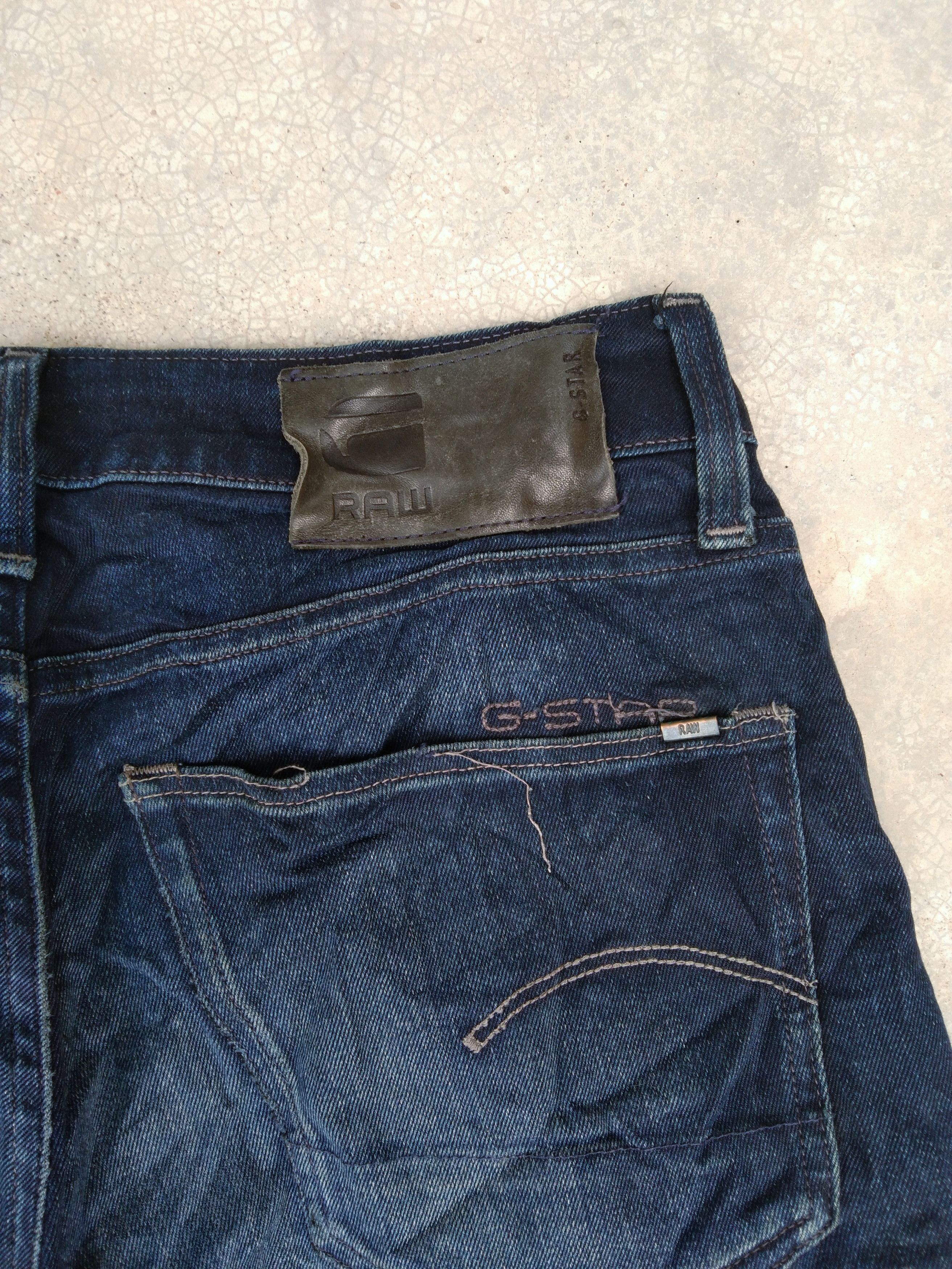 G-Star G Star Raw 3301 Slim Distressed Jeans 30x29 Size US 30 / EU 46 - 3 Thumbnail