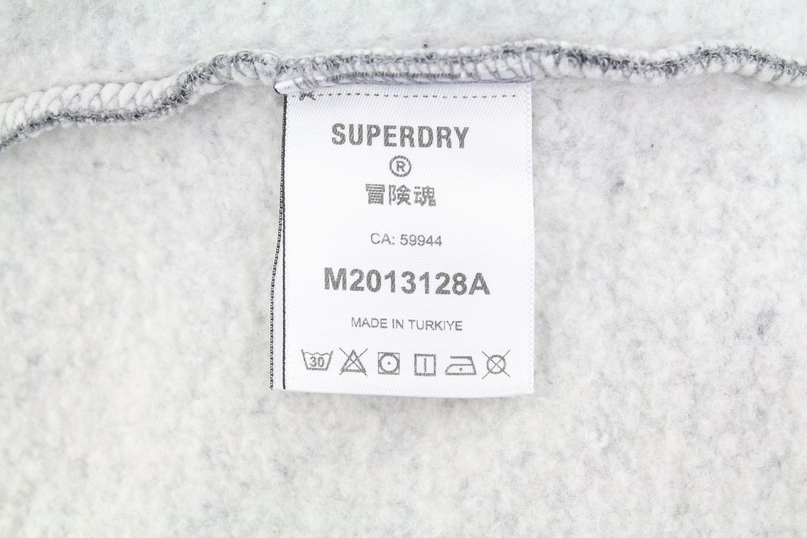 Superdry ATHLETIC VL M Grey Melange Logo Kangaroo Hoodie 87135 Size US M / EU 48-50 / 2 - 7 Thumbnail