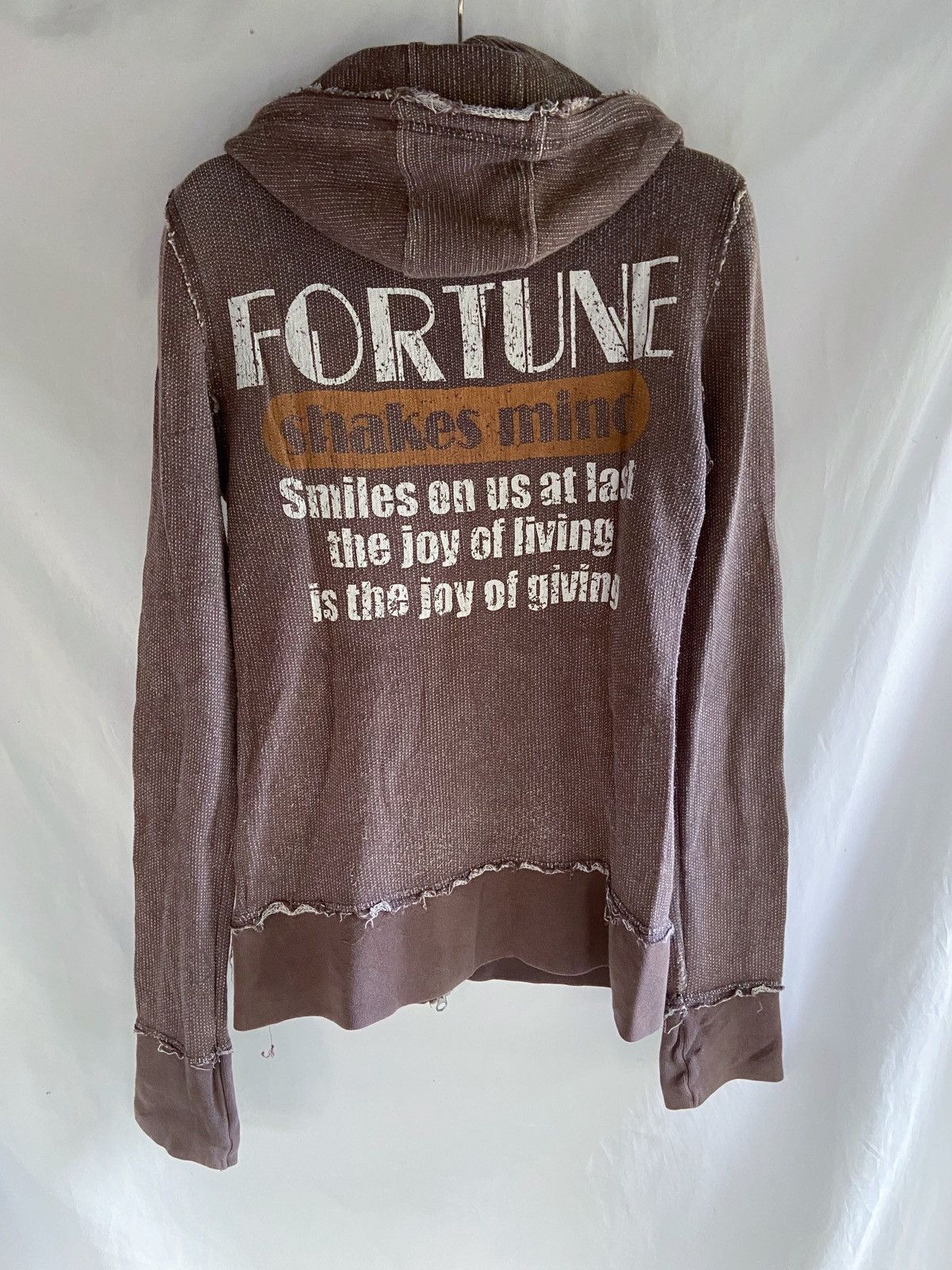 Beauty Beast INFINITY GORPCORE DISTRESSED ZIP HOODIE Size US S / EU 44-46 / 1 - 7 Thumbnail