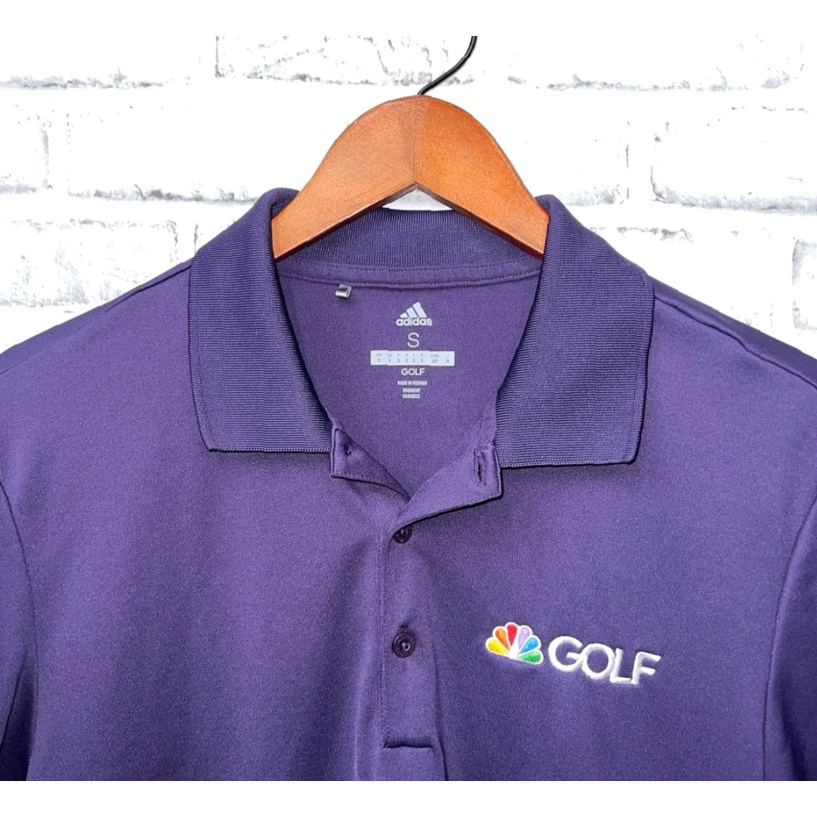 Adidas ADIDAS Purple Golf Polo Shirt Regular Fit Size S Mens Size US S / EU 44-46 / 1 - 2 Thumbnail