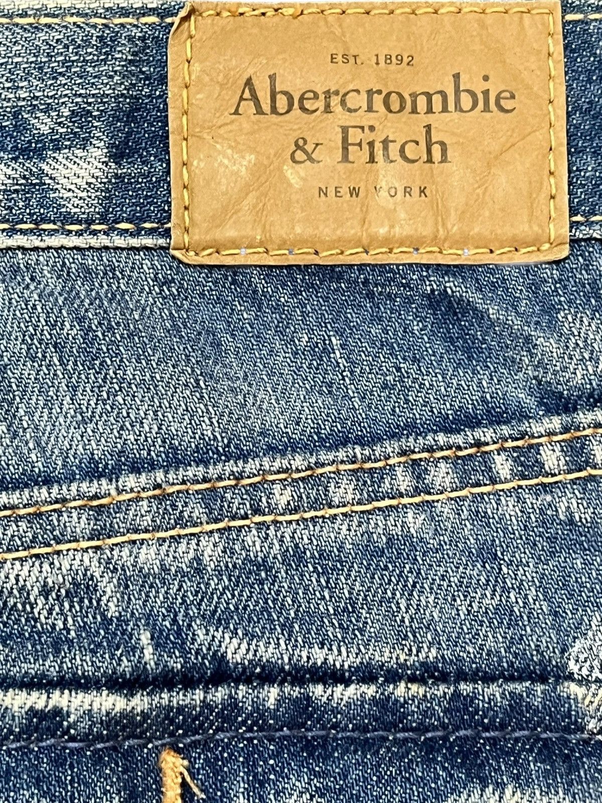 Abercrombie & Fitch VintageAbercrombie&Fitch Flare Mudwash Distressed Denim Size US 30 / EU 46 - 9 Thumbnail
