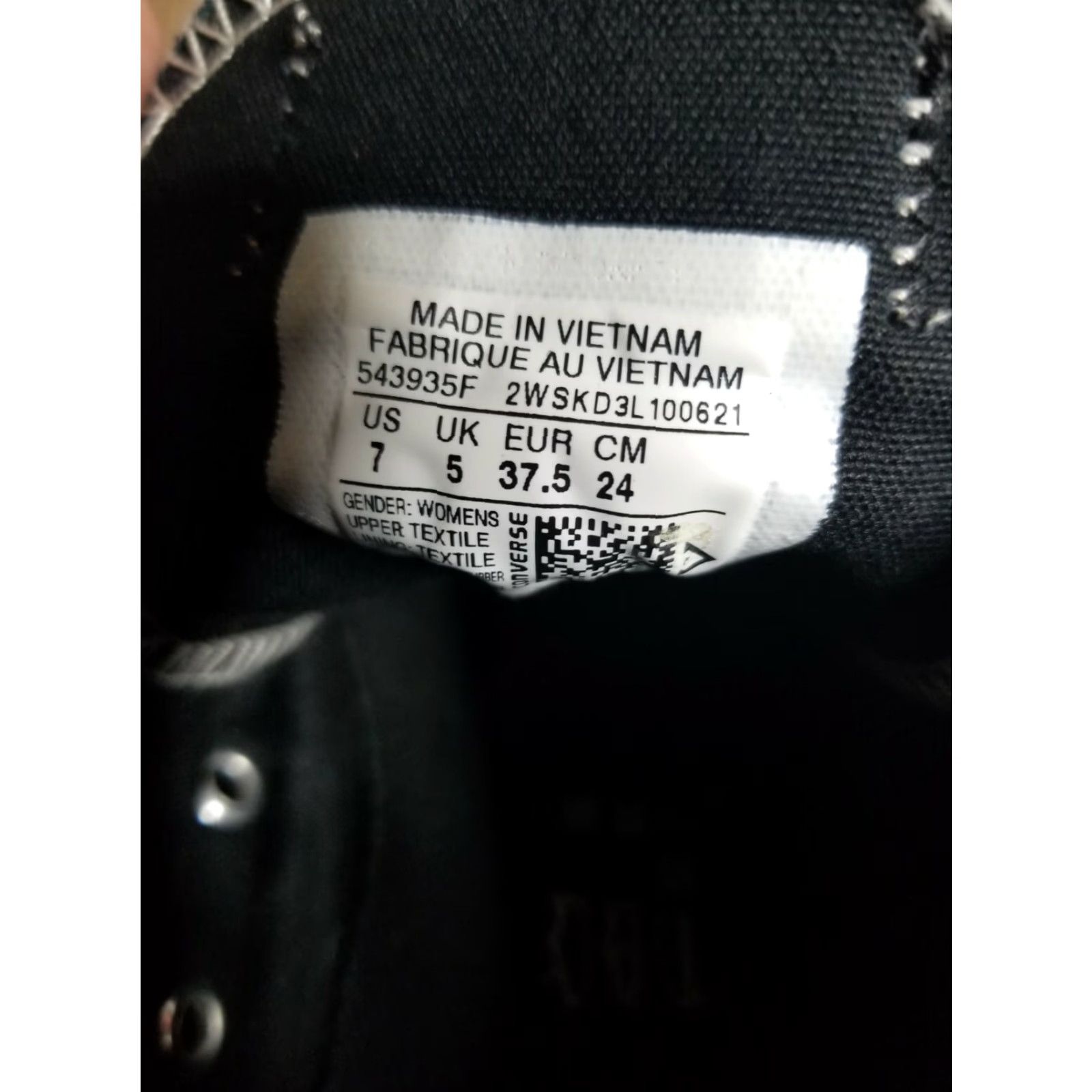 Converse Converse All-Star OX Womens Sneakers 7 Black White Zebra Print Athletic Size US 7 / IT 37 - 8 Thumbnail