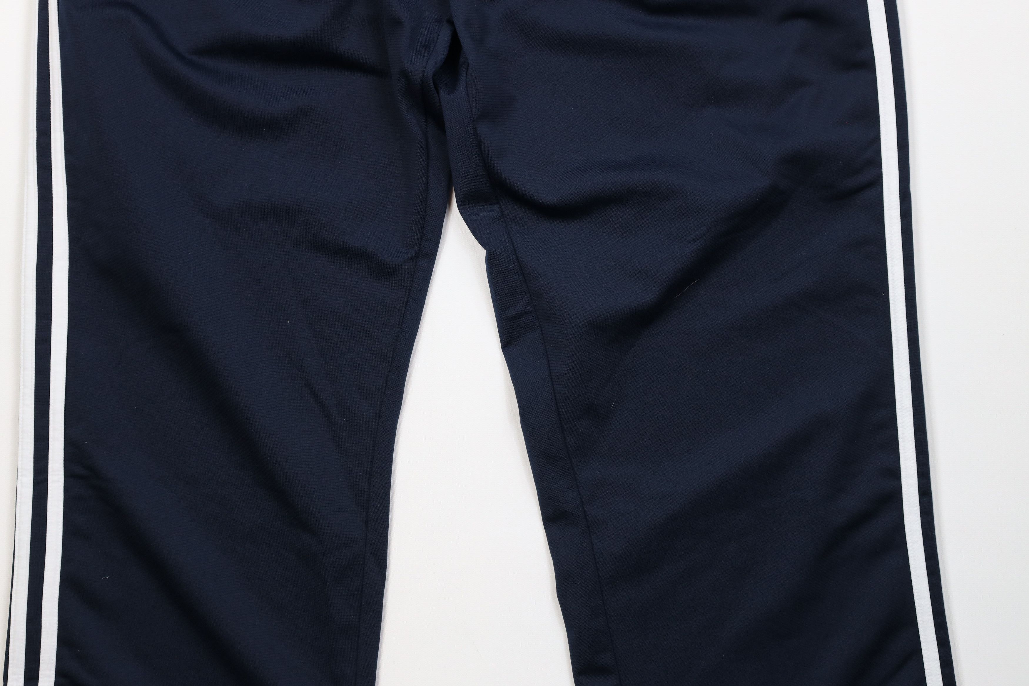 Adidas Vintage Y2K Adidas Striped Wide Leg Sweatpants Pants Blue Size US 34 / EU 50 - 4 Thumbnail