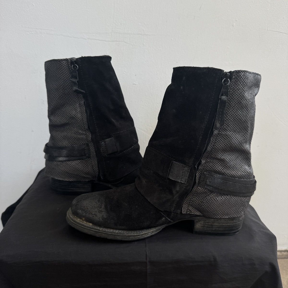 If Six Was Nine Vintage Avant Garde Boots Shoes Leather Style Rick Owens Size US 9 / IT 39 - 7 Thumbnail