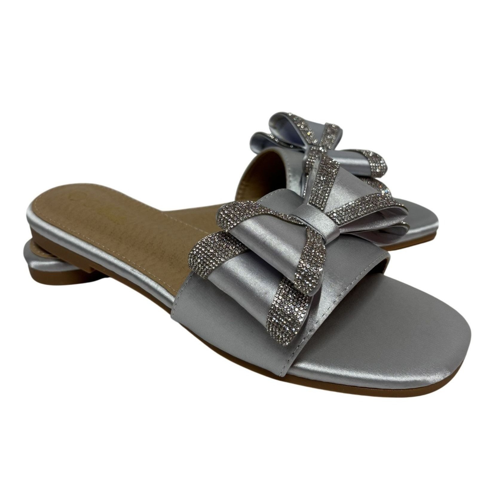 Other MATA SHOES / Welcome / Silver / Embellished Slide / Sandals Size US 9 / IT 39 - 1 Thumbnail