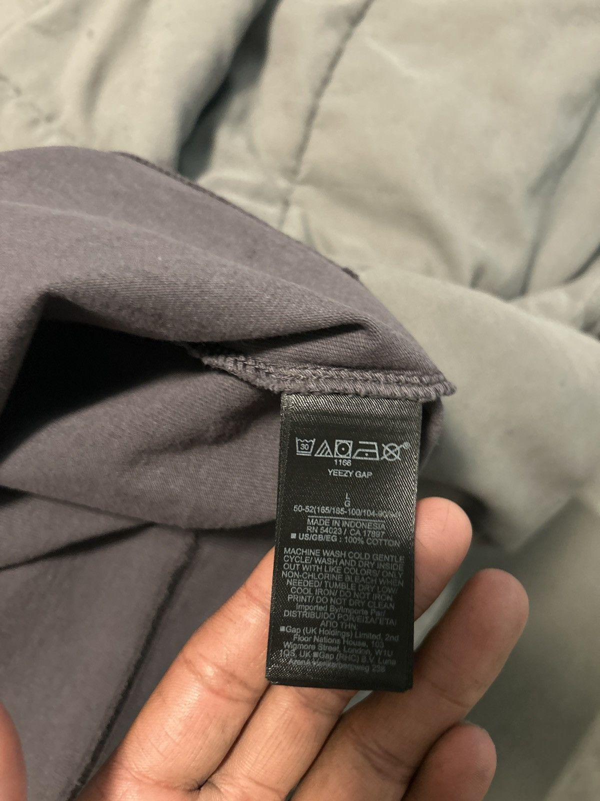 Gap × Yeezy YEEZY GAP ENGINEERED by BALENCIAGA 3/4 SLEEVE ‘Dark Grey’ Size US L / EU 52-54 / 3 - 3 Thumbnail