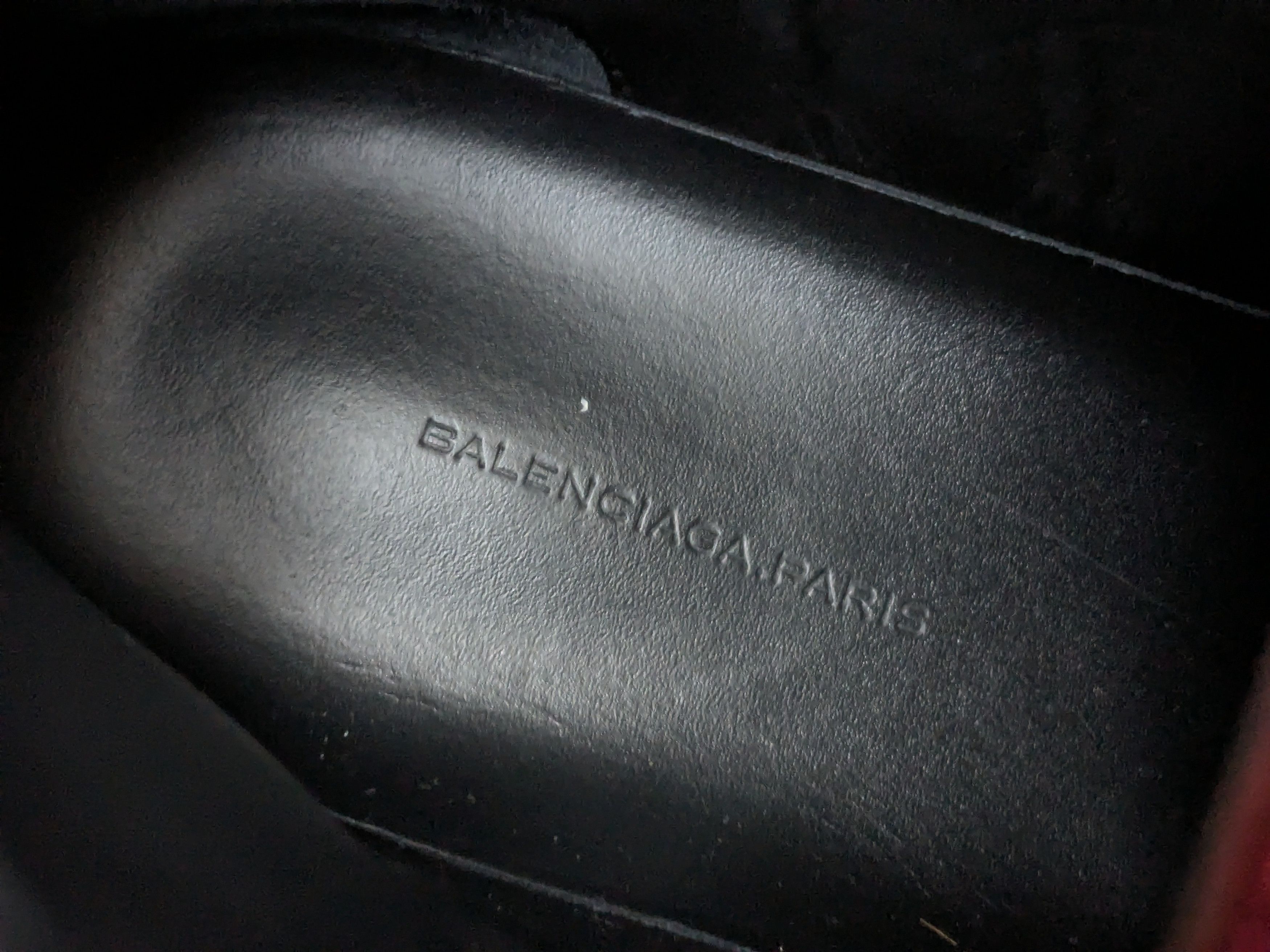 Balenciaga Balenciaga Arena Red 12 High Top Leather Black Size US 12 / EU 45 - 6 Thumbnail