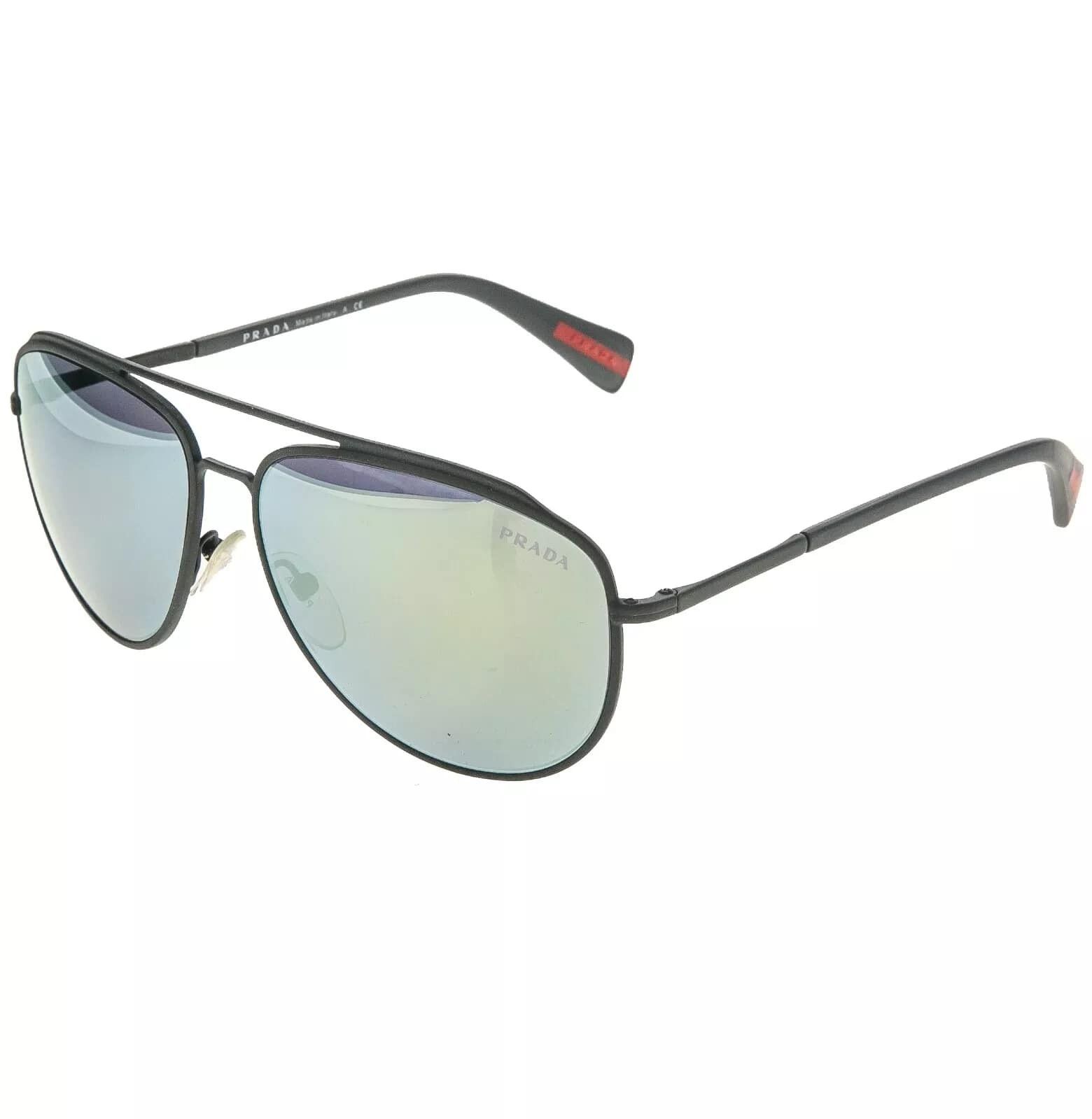 Prada PRADA LINEA ROSSA 55R Rubber Gray Green Sport PS55RS Size ONE SIZE - 4 Thumbnail