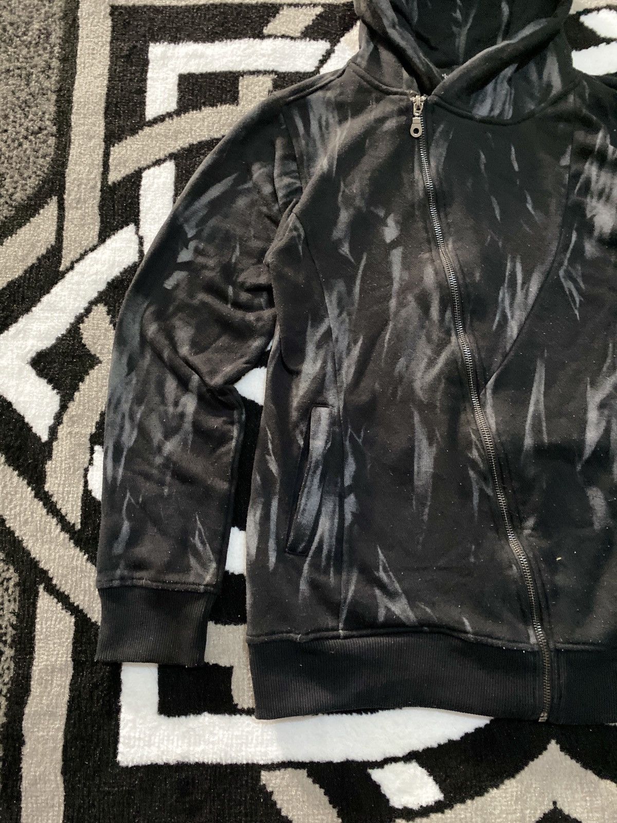 If Six Was Nine In The Attic Homme Assymetrical Zip Hoodie Size US M / EU 48-50 / 2 - 4 Thumbnail