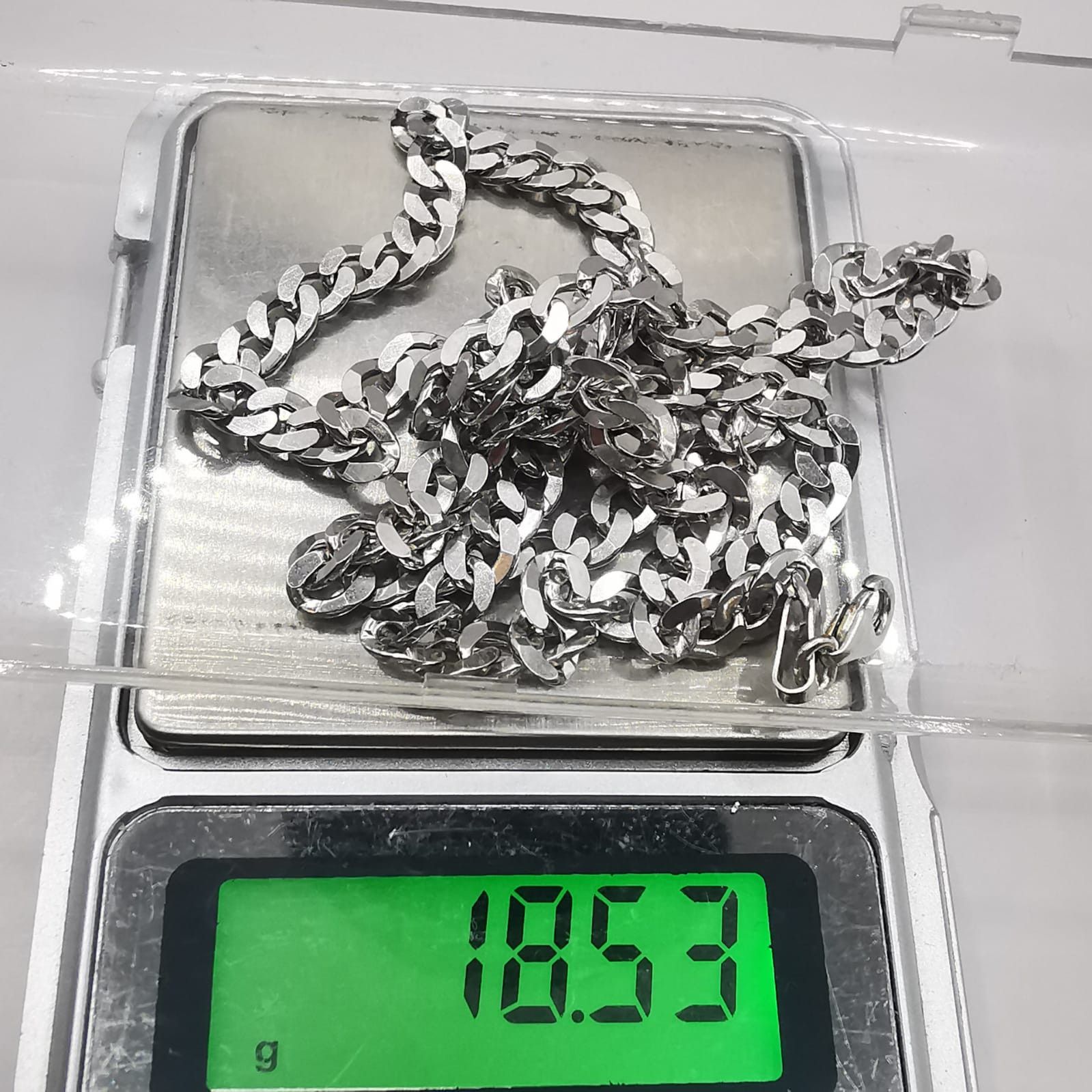 Sterling Silver Vintage Jewelry Chain, 925 Sterling Silver, Signed , 18,53g Size ONE SIZE - 6 Thumbnail