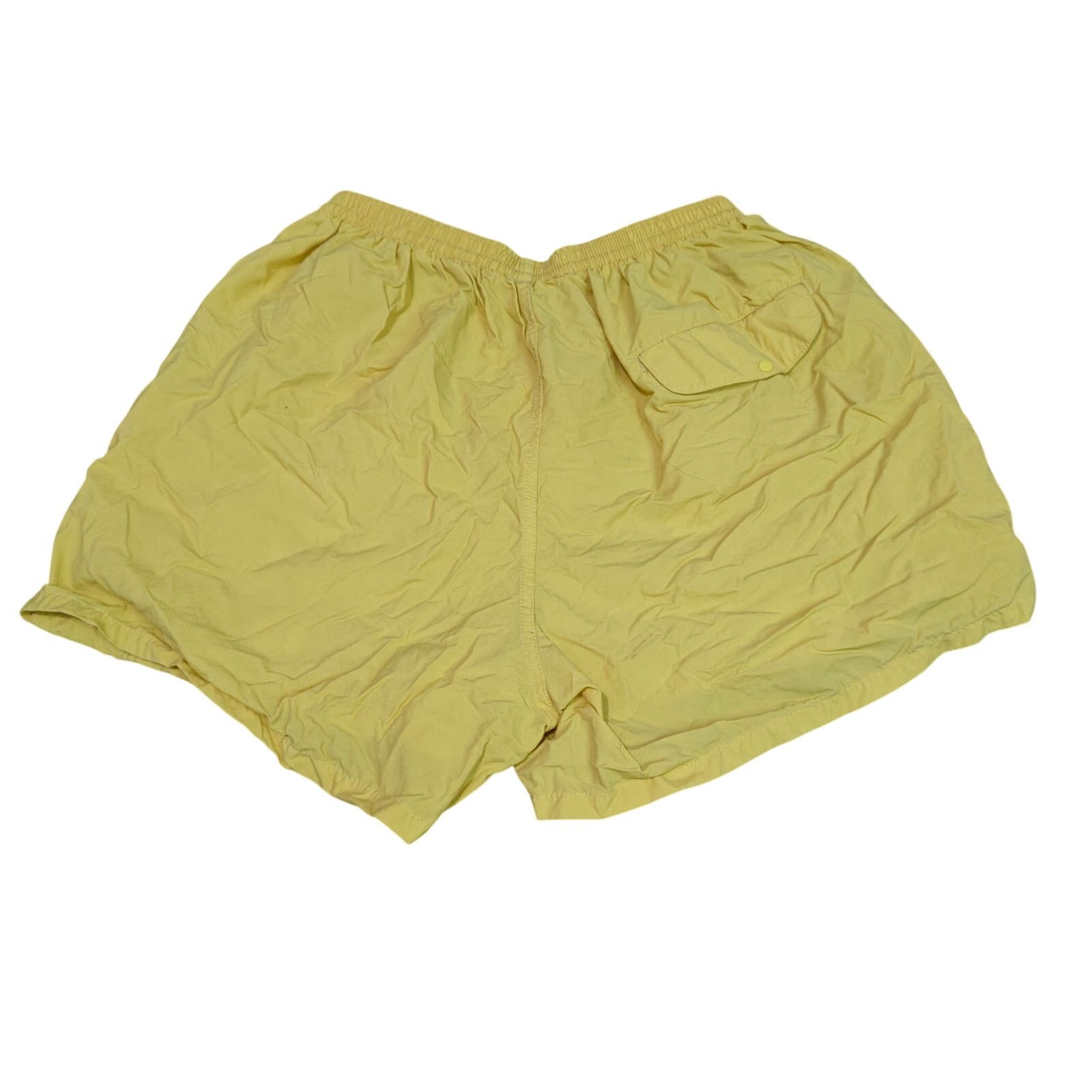 Patagonia Solid Yellow Lightweight Mens Shorts Medium