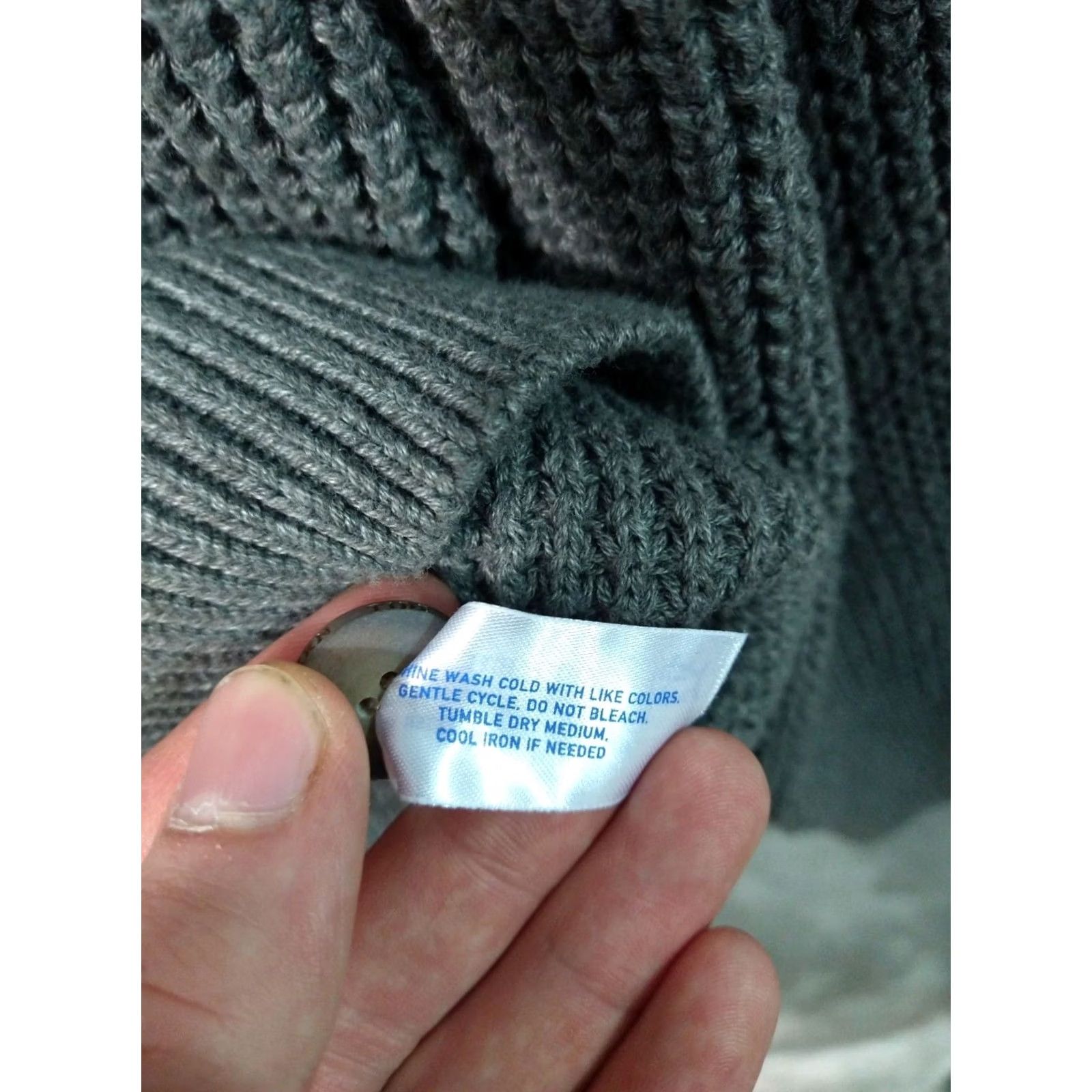 Southern Tide Southern Tide Sweater Mens XL Gray Westmont Jade Waffle Knit Henley Pullover Pullover Knit Mock Neck Casual Winter Fall Mens Size US XL / EU 56 / 4 - 7 Thumbnail