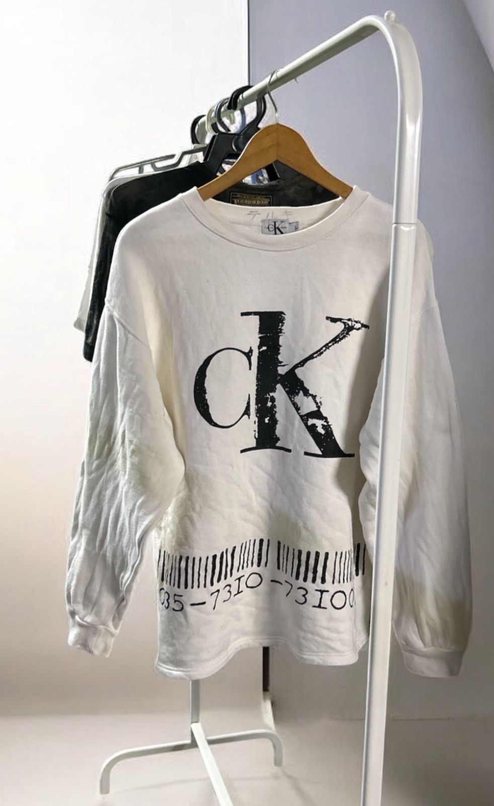 Calvin Klein Trashed 90s Calvin Klein Big Logo Raptees Size US L / EU 52-54 / 3 - 1 Thumbnail