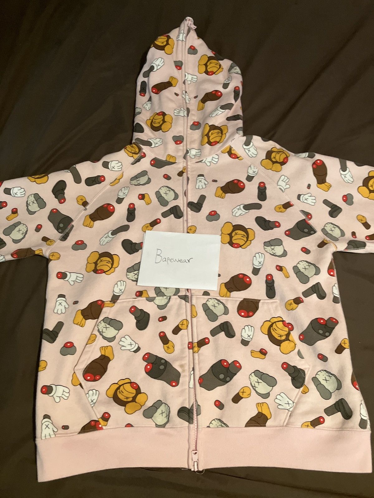 Bape × Kaws 2005 Bape x Kaws Dissected Baby Milo Full Zip Hoodie | Grailed