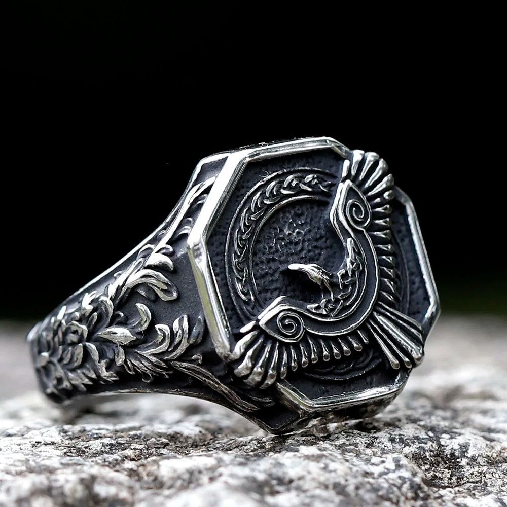 Jewelry Mythology Flying Eagle Ring Streetwear Jewelry Fashion Gift Size ONE SIZE - 3 Thumbnail