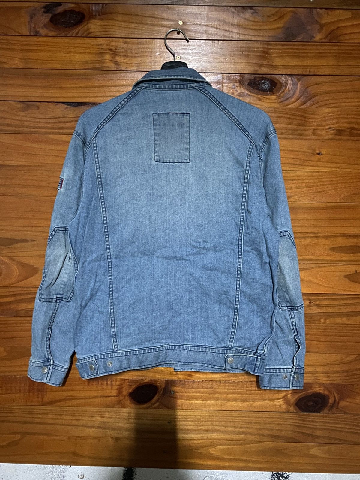Japanese Brand Blue Monster Clothing BM78 Denim Utility Jacket Size US S / EU 44-46 / 1 - 8 Thumbnail