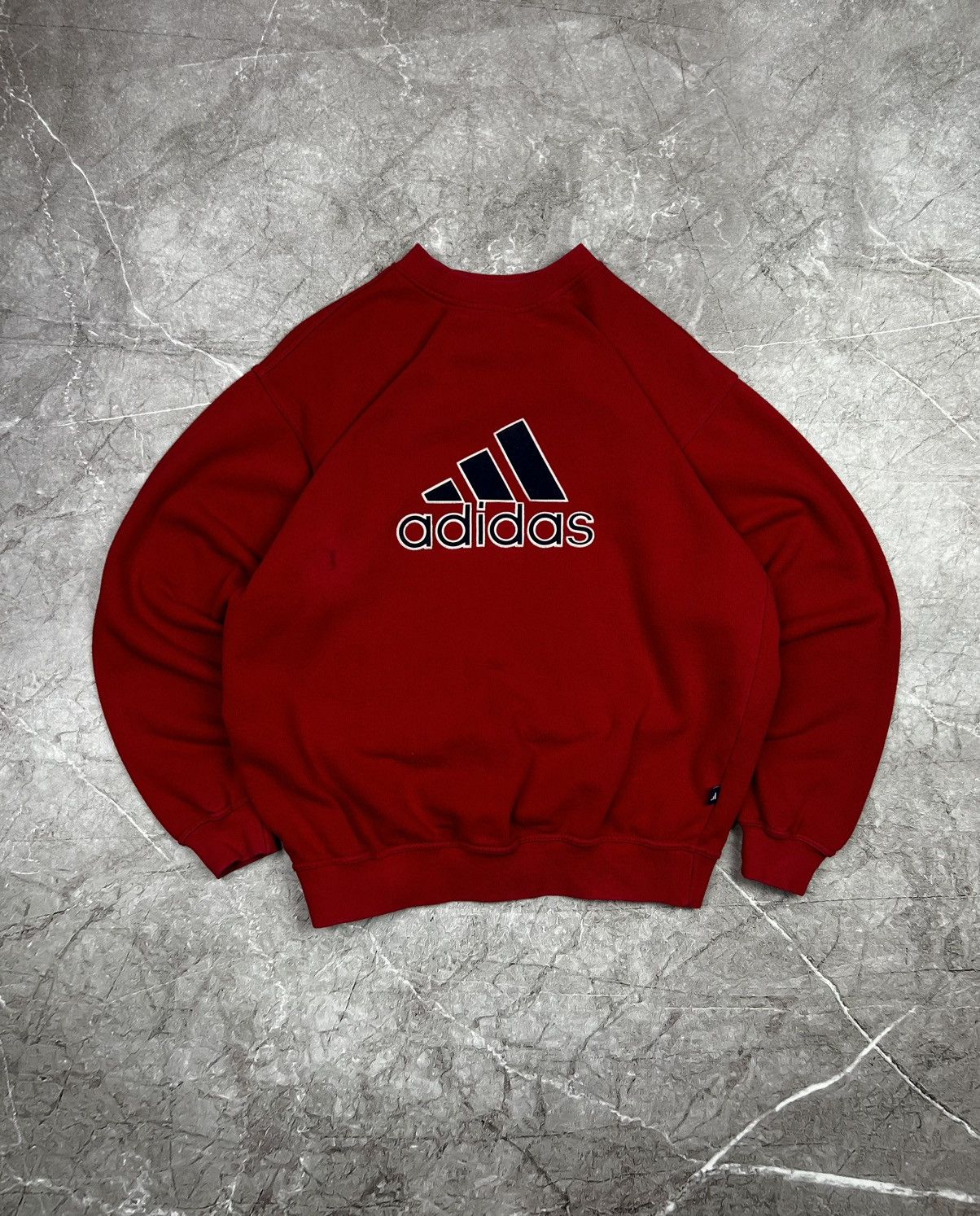 Adidas × Vintage Vintage Adidas 90s Center Logo Sweatshirt Size US S / EU 44-46 / 1 - 1 Thumbnail