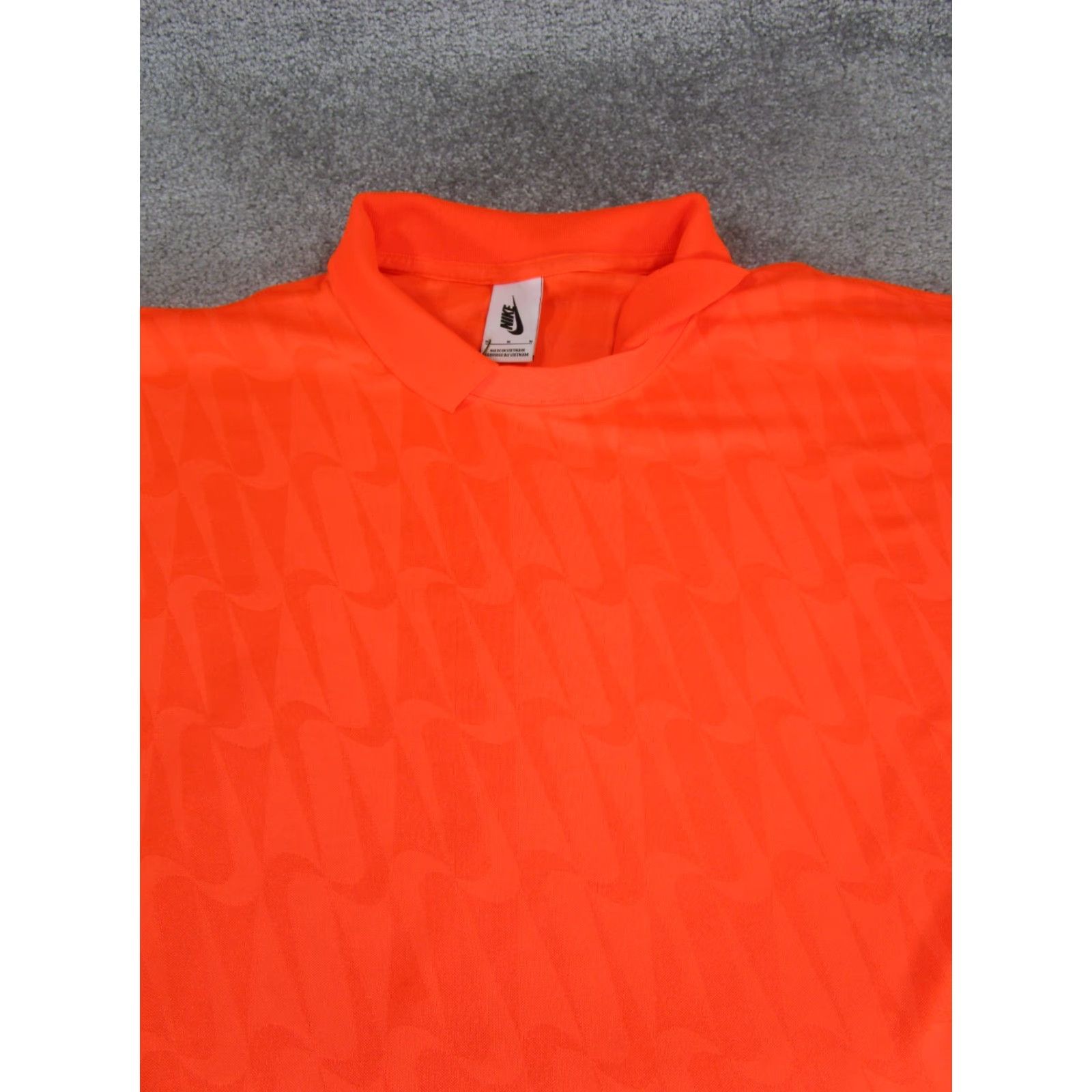 Nike VINTAGE Nike Lab Polo Shirt Womens Medium Orange Oversized Loose Fit Bowerman DR 01* Size M / US 6-8 / IT 42-44 - 2 Thumbnail