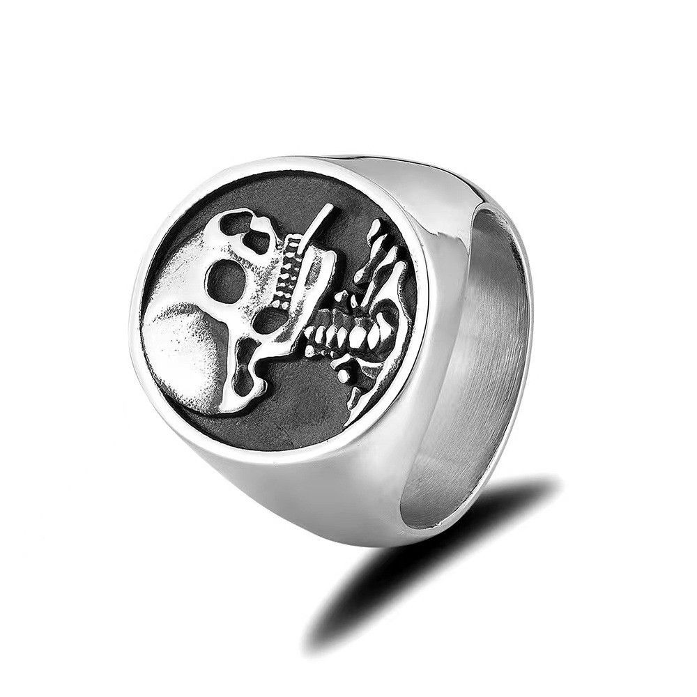 Jewelry Hip-hop Jewelry Rings Open Size Chrome Ring (Size 7-13) Size ONE SIZE - 5 Thumbnail