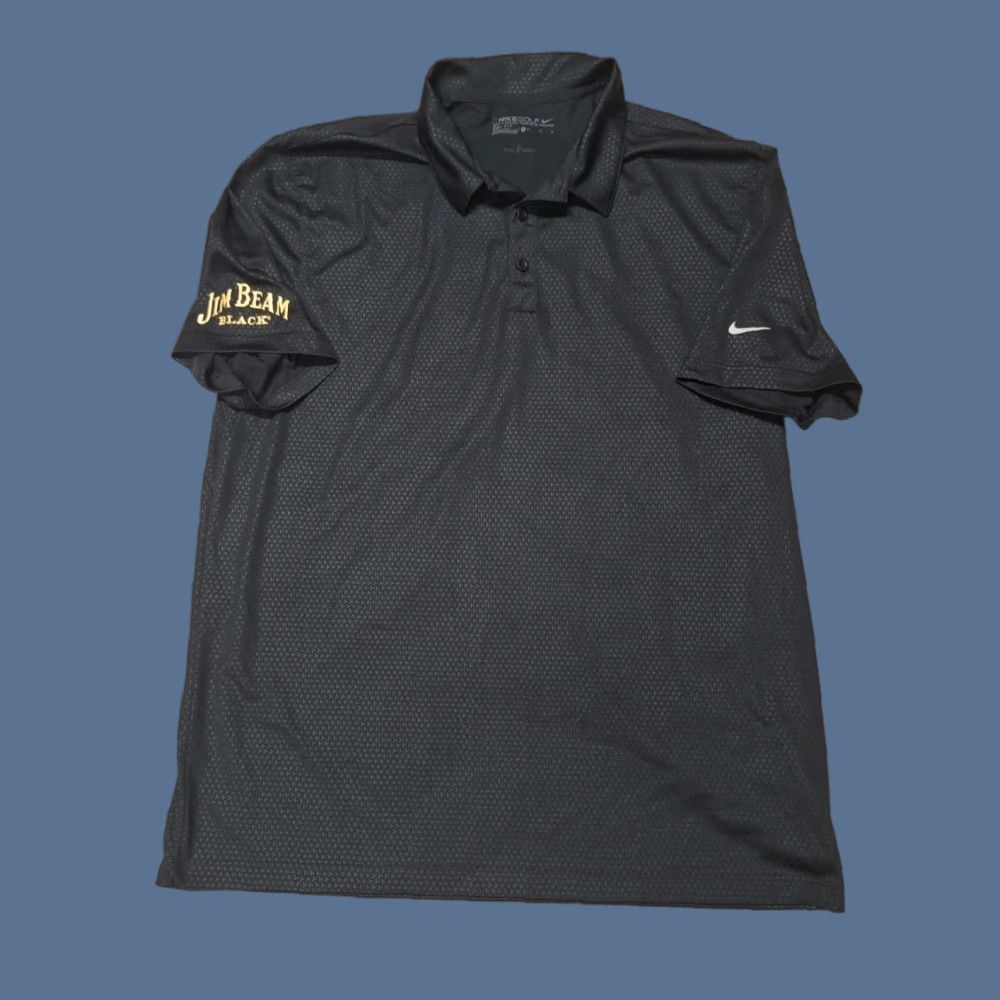 Nike Nike Polo Shirt Golf Outdoor L Black Nike Dri-Fit Mens Polo Short Sleeve Shirt Size US L / EU 52-54 / 3 - 1 Thumbnail
