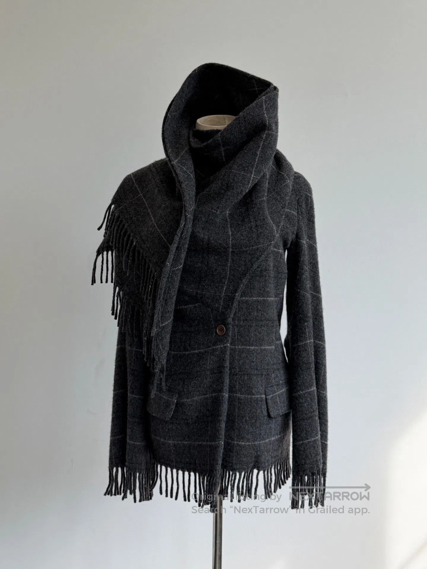 Alexander McQueen Alexander McQueen 1999 AW Overlook Wool Coat. Size US XXS / EU 40 - 5 Thumbnail