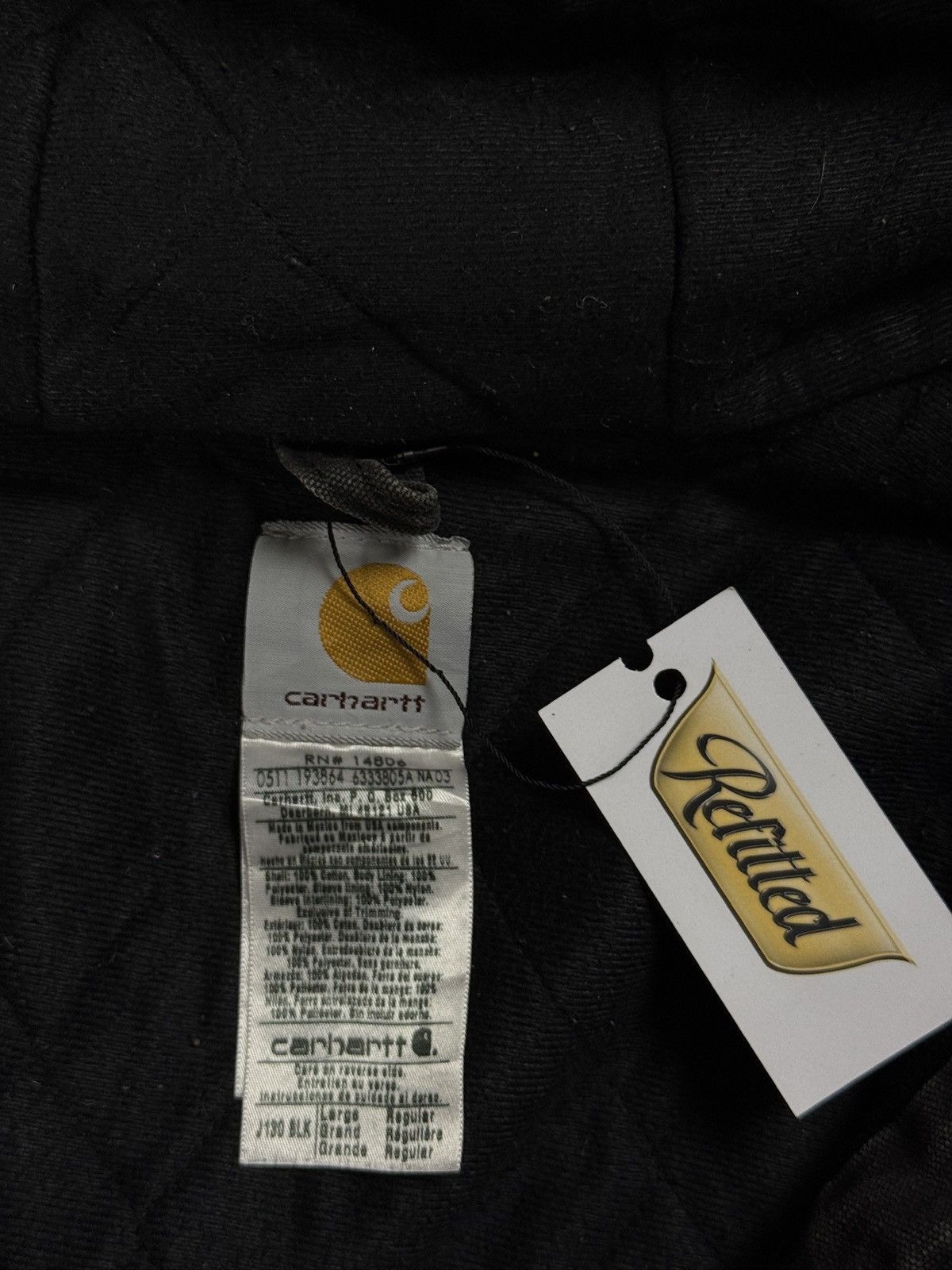 Carhartt OG Carhartt Active Jacket Washed vintage black Size US L / EU 52-54 / 3 - 4 Thumbnail