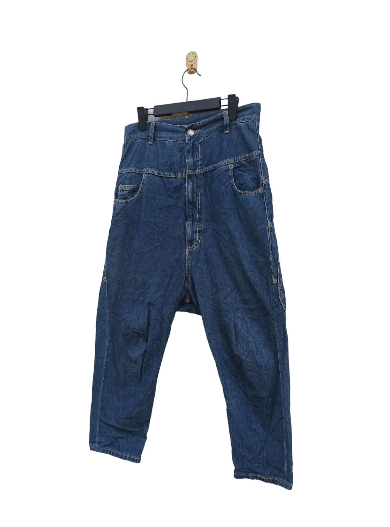 Issey Miyake × mercibeaucoup Jevous Enprie By Mercibeaucoup Drop Cropth Denim Size 32" / US 10 / IT 46 - 2 Thumbnail