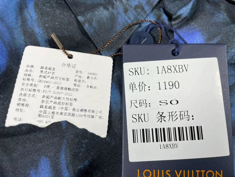 Louis Vuitton Louis Vuitton Render Checkerboard Silk Shirt Size US S / EU 44-46 / 1 - 5 Thumbnail