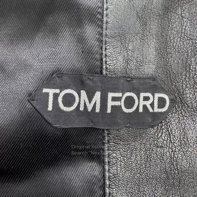 Tom Ford Tom Ford Sheepskin biker jacket Size US L / EU 52-54 / 3 - 3 Thumbnail