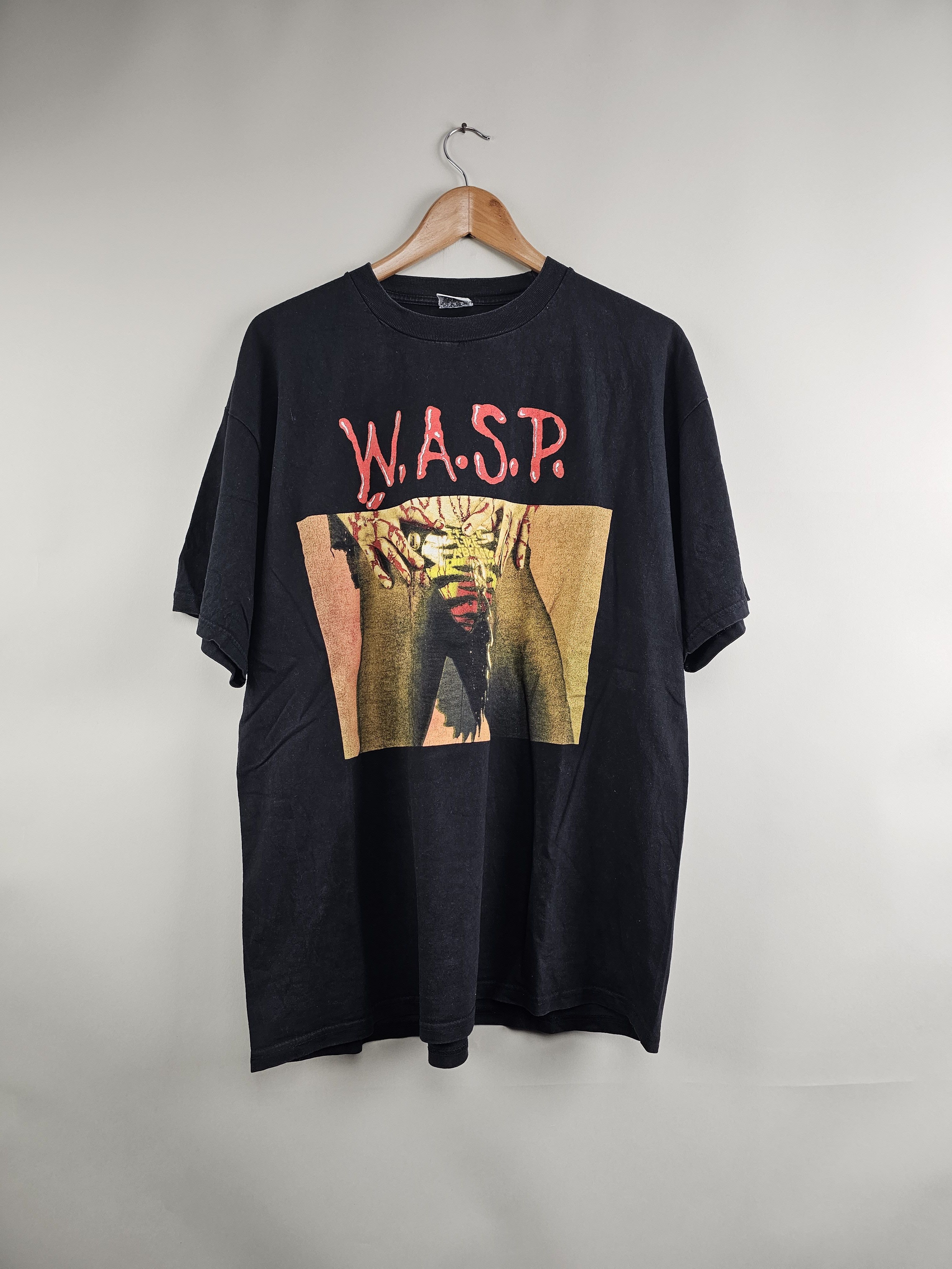 Band Tees × Rock Tees × Vintage 90s W.A.S.P. I Fuck like a beast 
