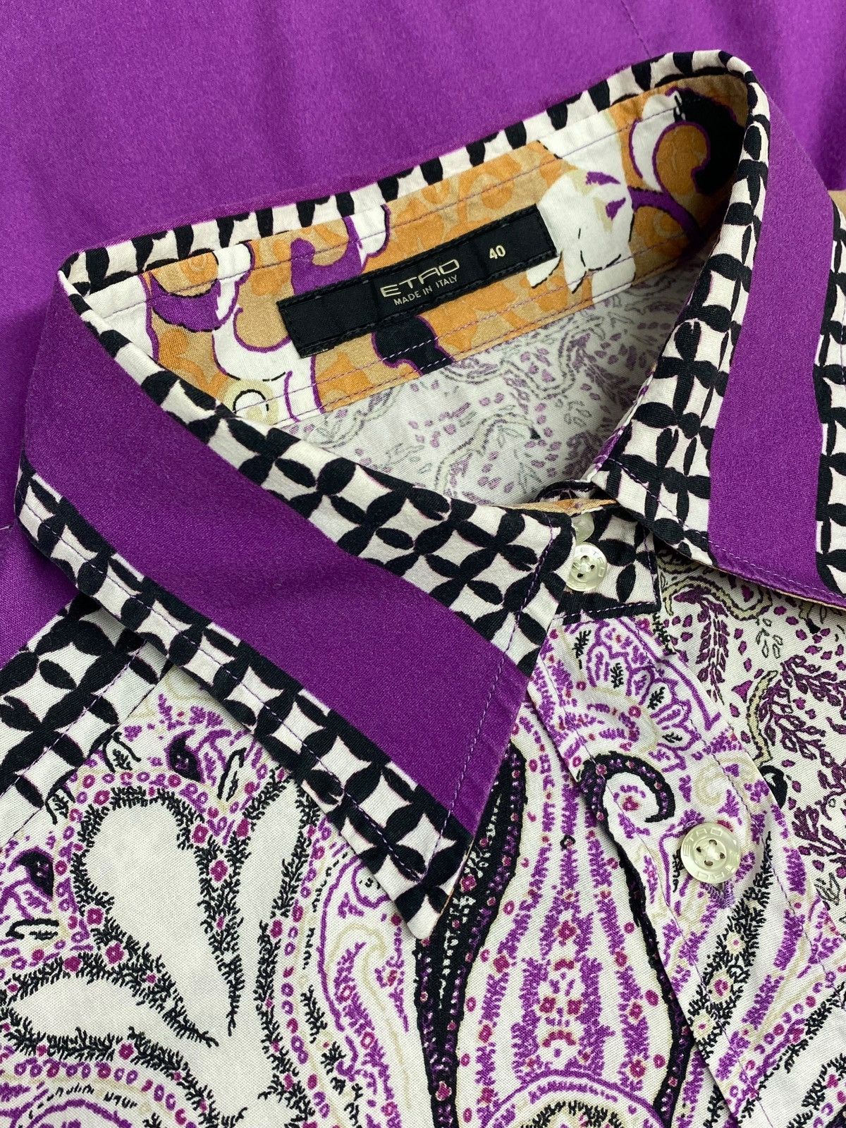 Etro 🔥 ETRO PAISLEY WOMEN’S SHIRT ITALIAN LUXURY PSYCHEDELIA Size S / US 4 / IT 40 - 4 Thumbnail