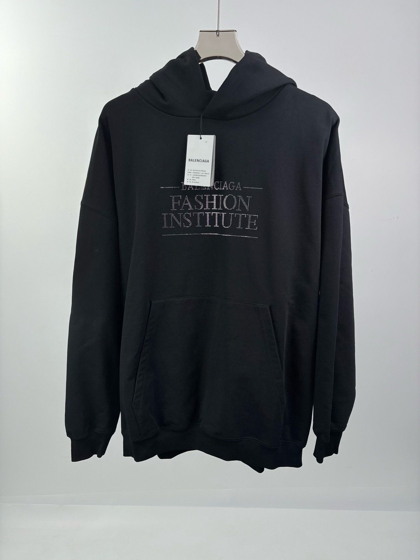 Balenciaga Balenciaga Rhinestone Hoodie Size XS / US 0-2 / IT 36-38 - 1 Thumbnail