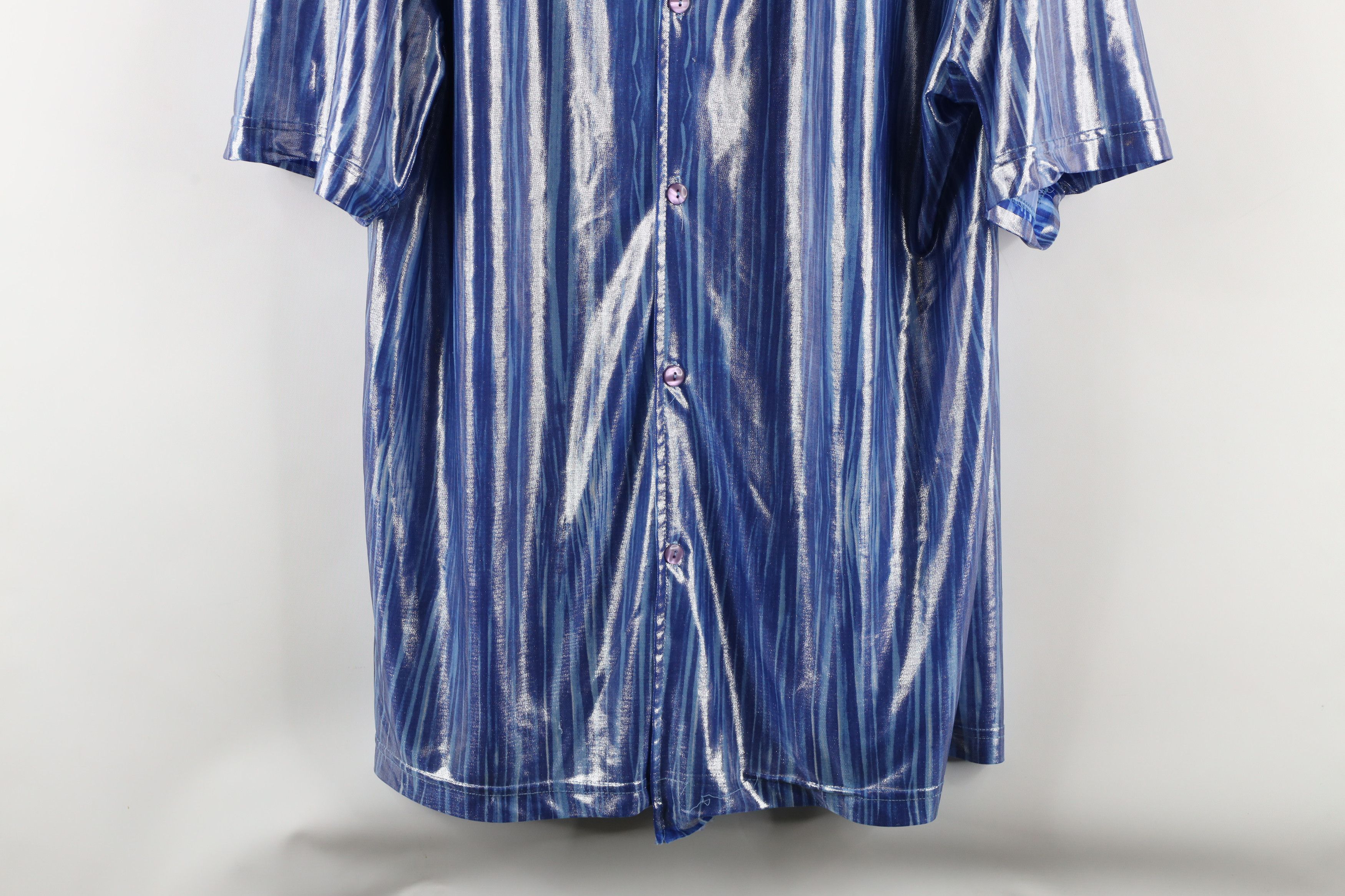 Vintage Vintage 90s Streetwear Rave Short Sleeve Button Shirt USA Size US L / EU 52-54 / 3 - 3 Thumbnail