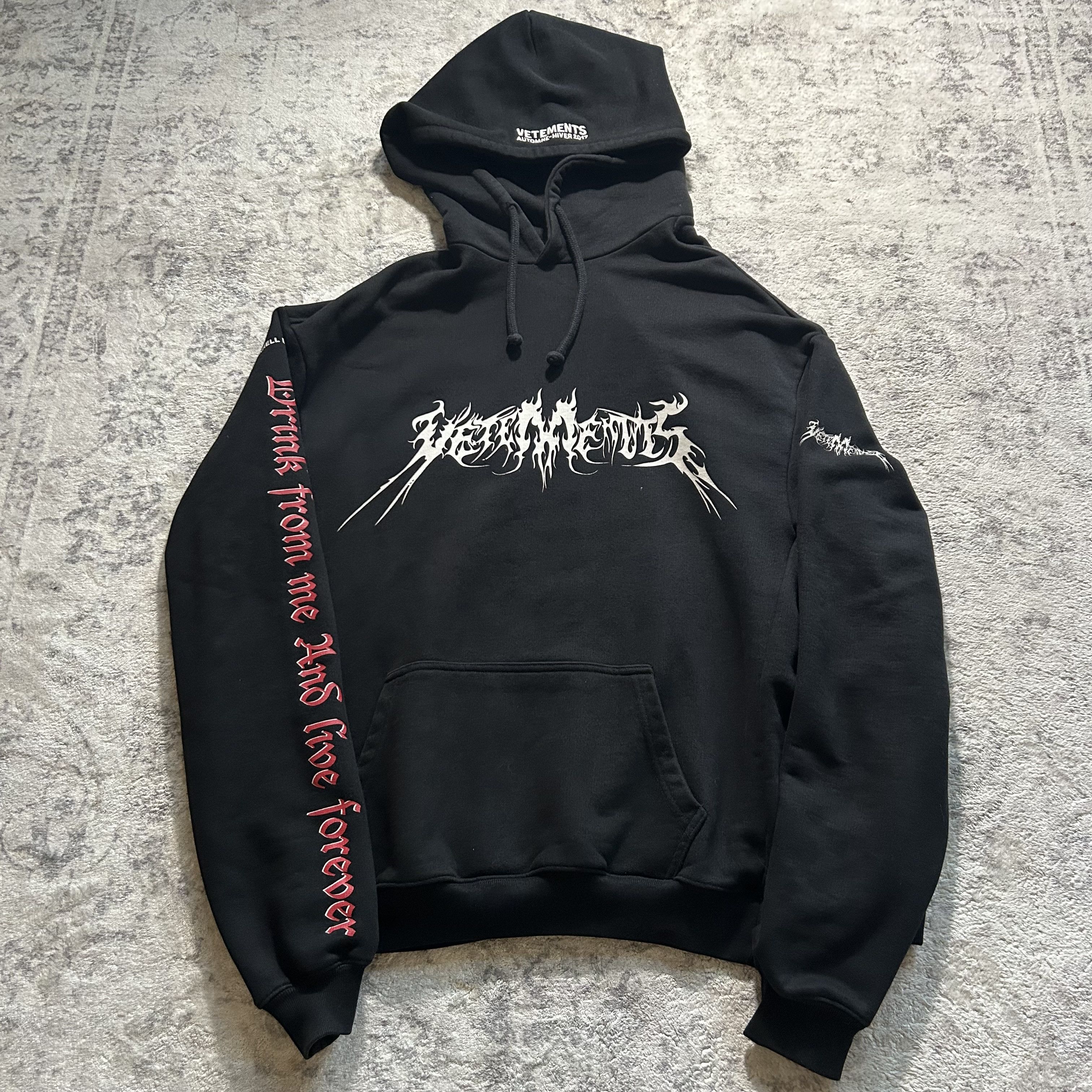 Vetements Vetements Total Fucking Darkness TFD Zip up hoodie | Grailed