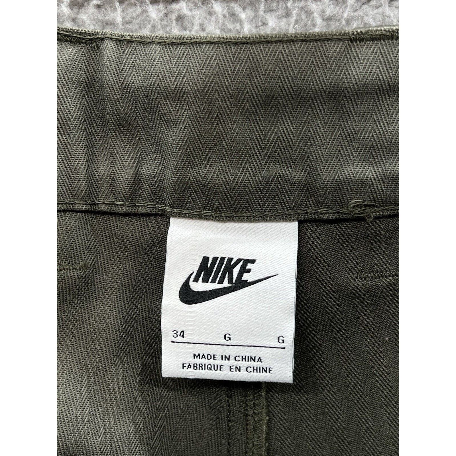 Nike Nike Life Cargo Pants Military Khaki Twill SAMPLE FJ0323-325 Size US 34 / EU 50 - 3 Thumbnail
