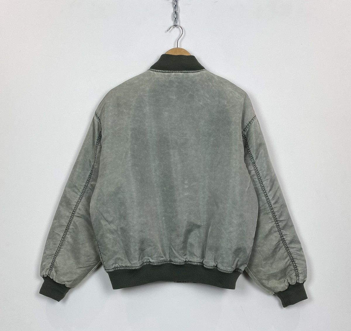 Vintage Vintage Globetrotter Military Bomber MA-1 Flight Jacket USA Size US L / EU 52-54 / 3 - 11 Thumbnail