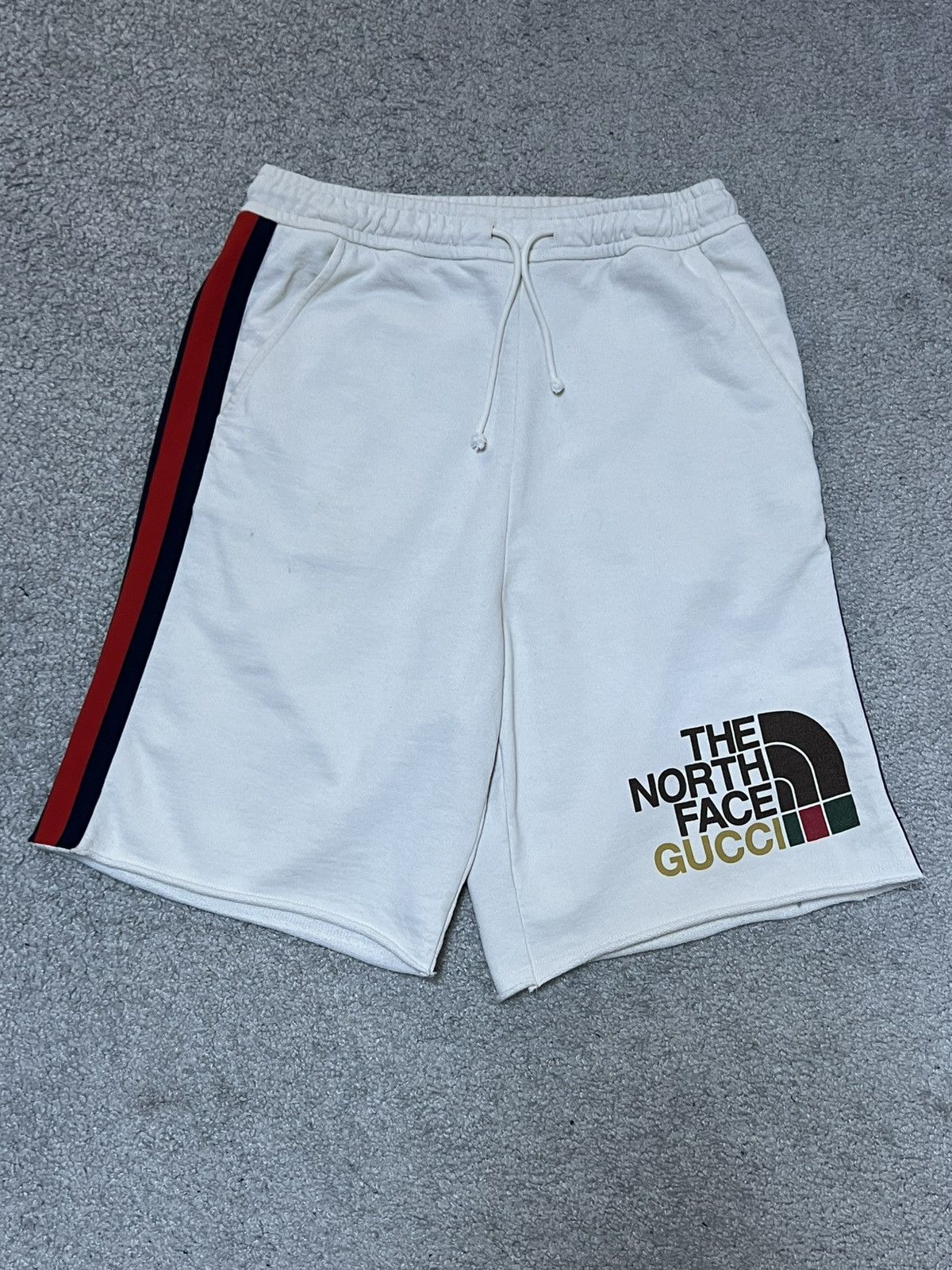 Gucci × The North Face Gucci x The North Face Web Print Shorts Size US 30 / EU 46 - 1 Thumbnail