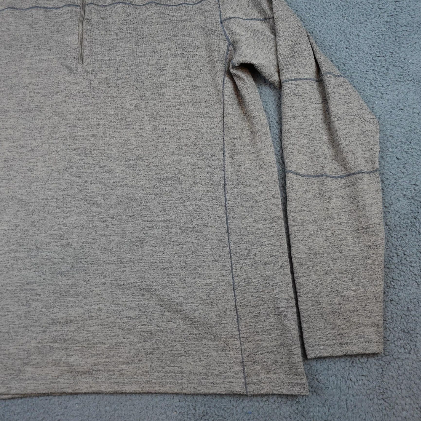 Vintage Kuhl Ryzer 1/4 Zip Pullover Mens 2XL Gray Mock Neck Hiking Shirt 3112 Size US XXL / EU 58 / 5 - 2 Thumbnail