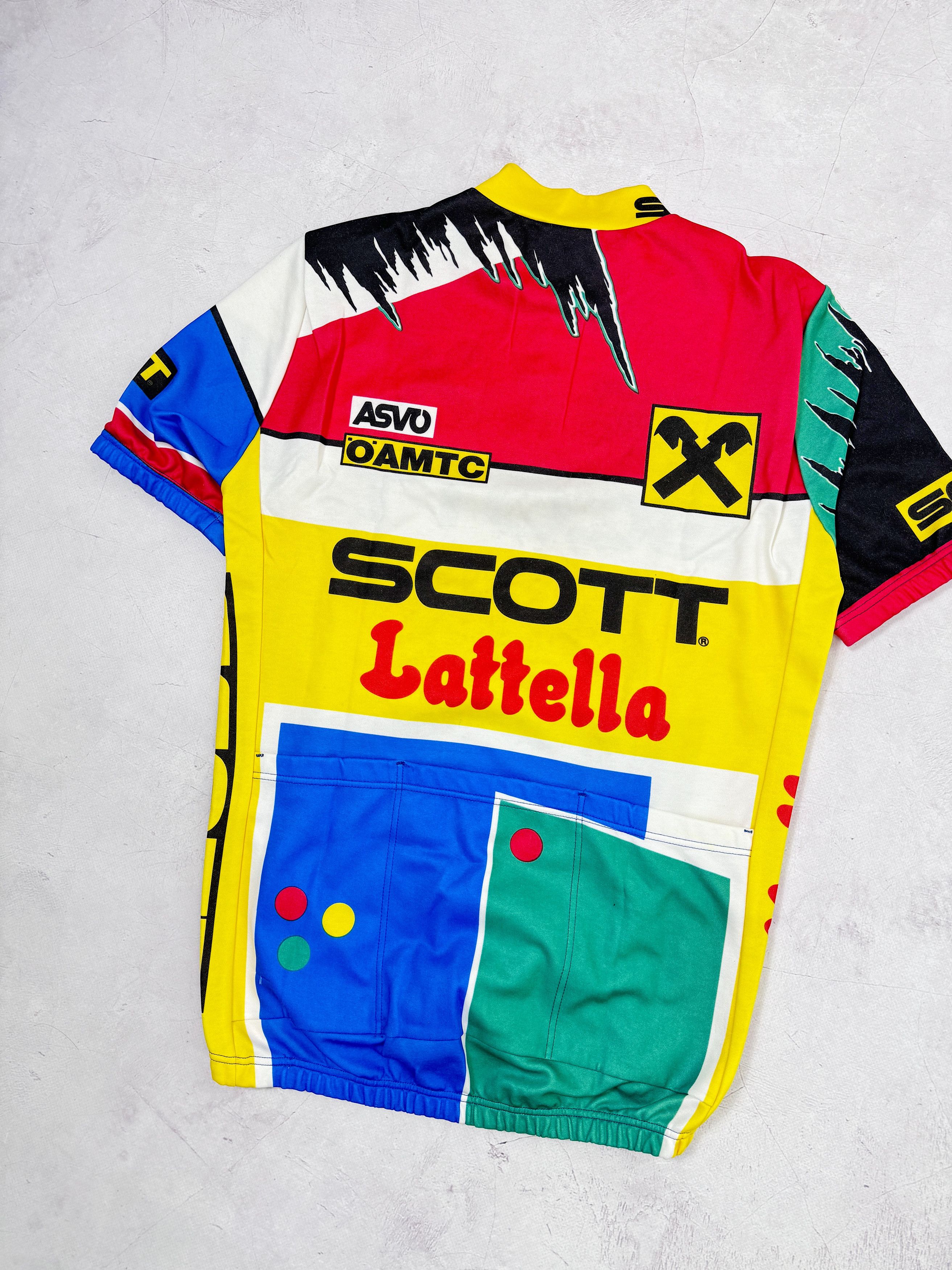 Vintage Vintage Scott Lattella Cycling Jersey ASVO Size US M / EU 48-50 / 2 - 6 Thumbnail
