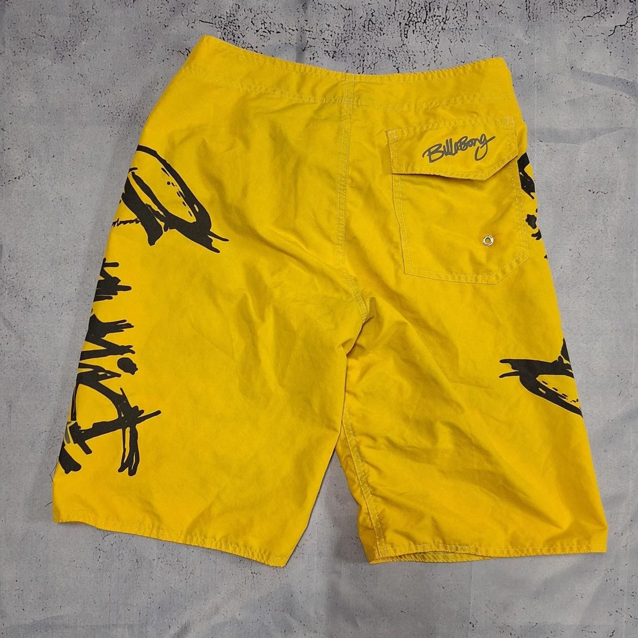 Billabong Yellow Billabong board shorts with drawstring waist #skater Size US 32 / EU 48 - 4 Thumbnail